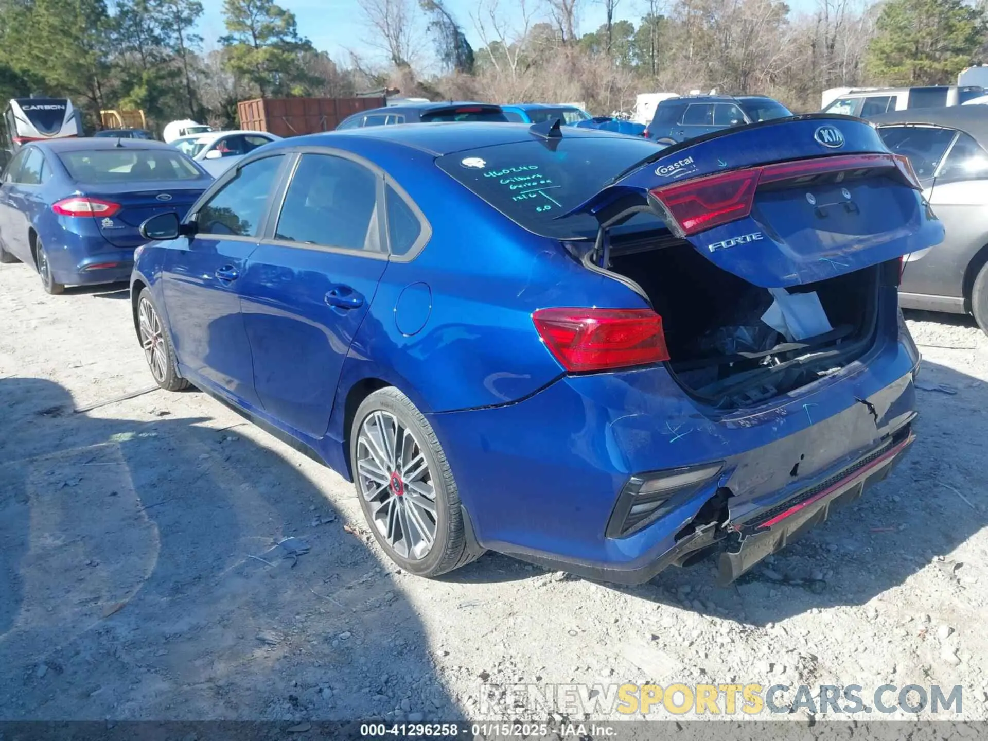 3 Photograph of a damaged car 3KPF44AC6ME323920 KIA FORTE 2021