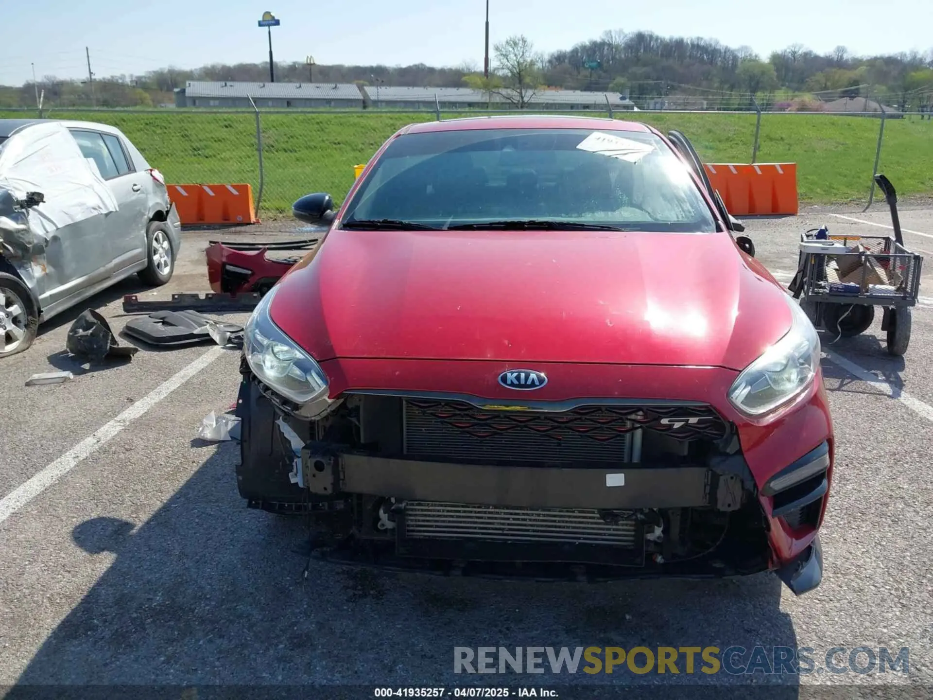13 Photograph of a damaged car 3KPF44AC7ME288188 KIA FORTE 2021
