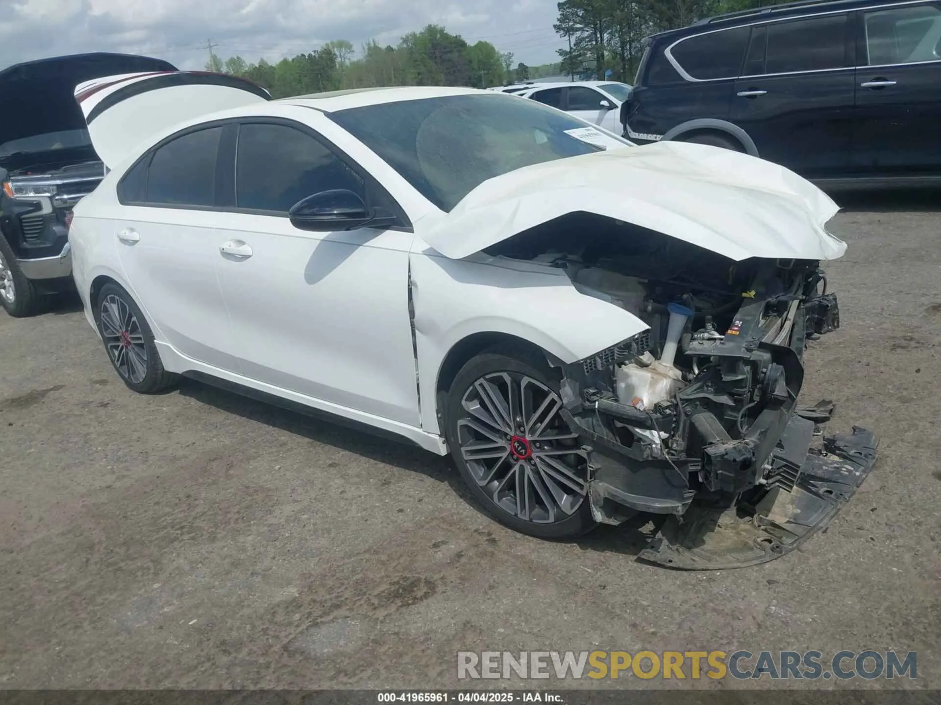 1 Photograph of a damaged car 3KPF44AC7ME318340 KIA FORTE 2021