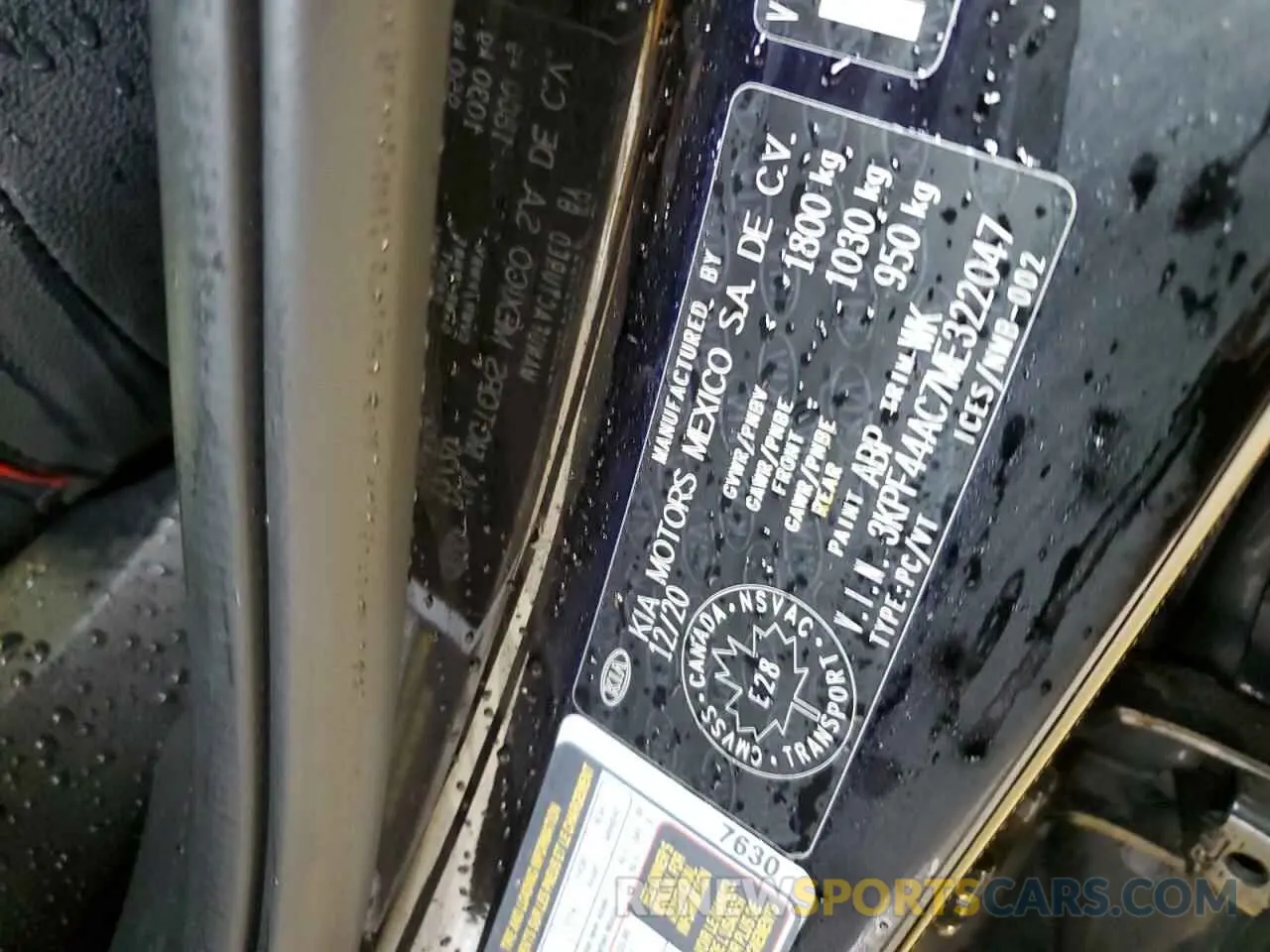 13 Photograph of a damaged car 3KPF44AC7ME322047 KIA FORTE 2021