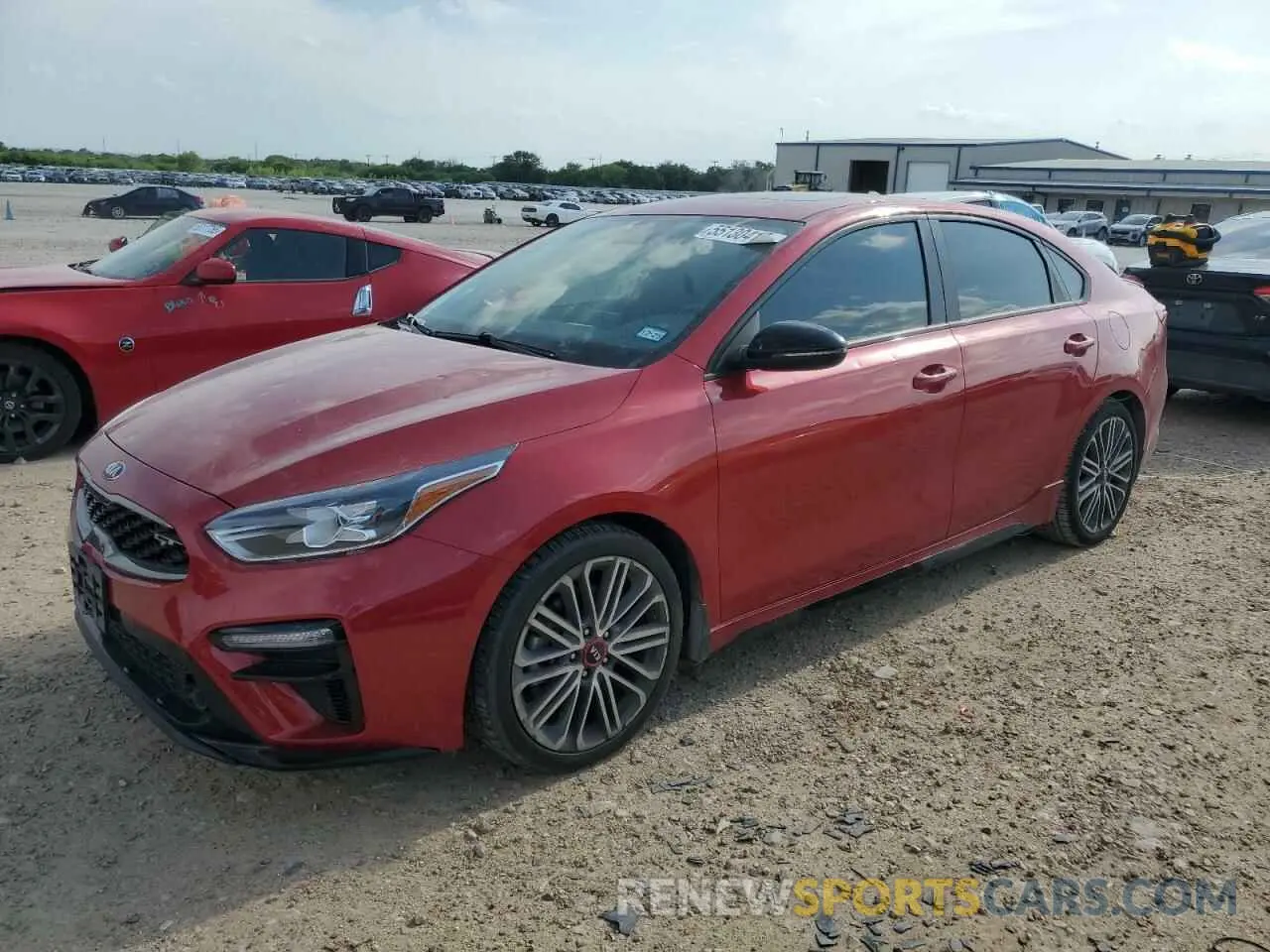 1 Photograph of a damaged car 3KPF44AC8ME292251 KIA FORTE 2021