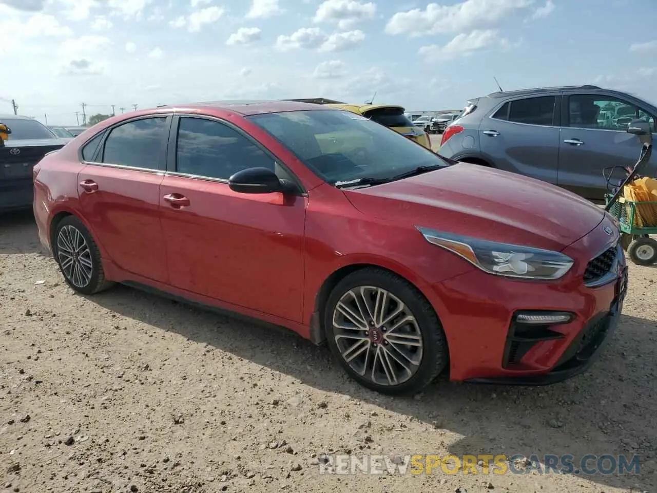 4 Photograph of a damaged car 3KPF44AC8ME292251 KIA FORTE 2021