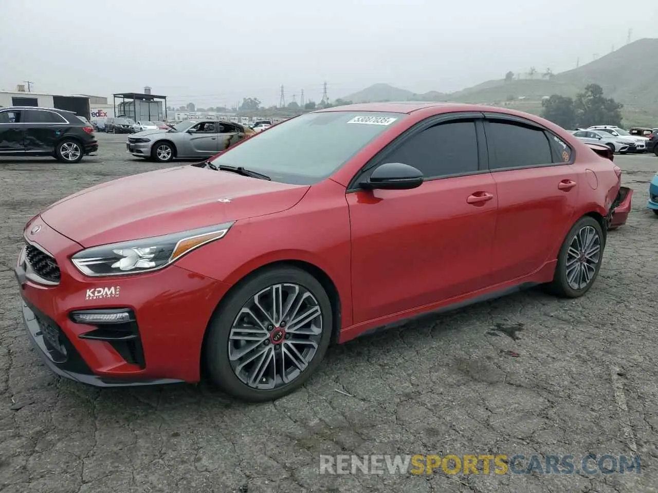 1 Photograph of a damaged car 3KPF44AC8ME309209 KIA FORTE 2021