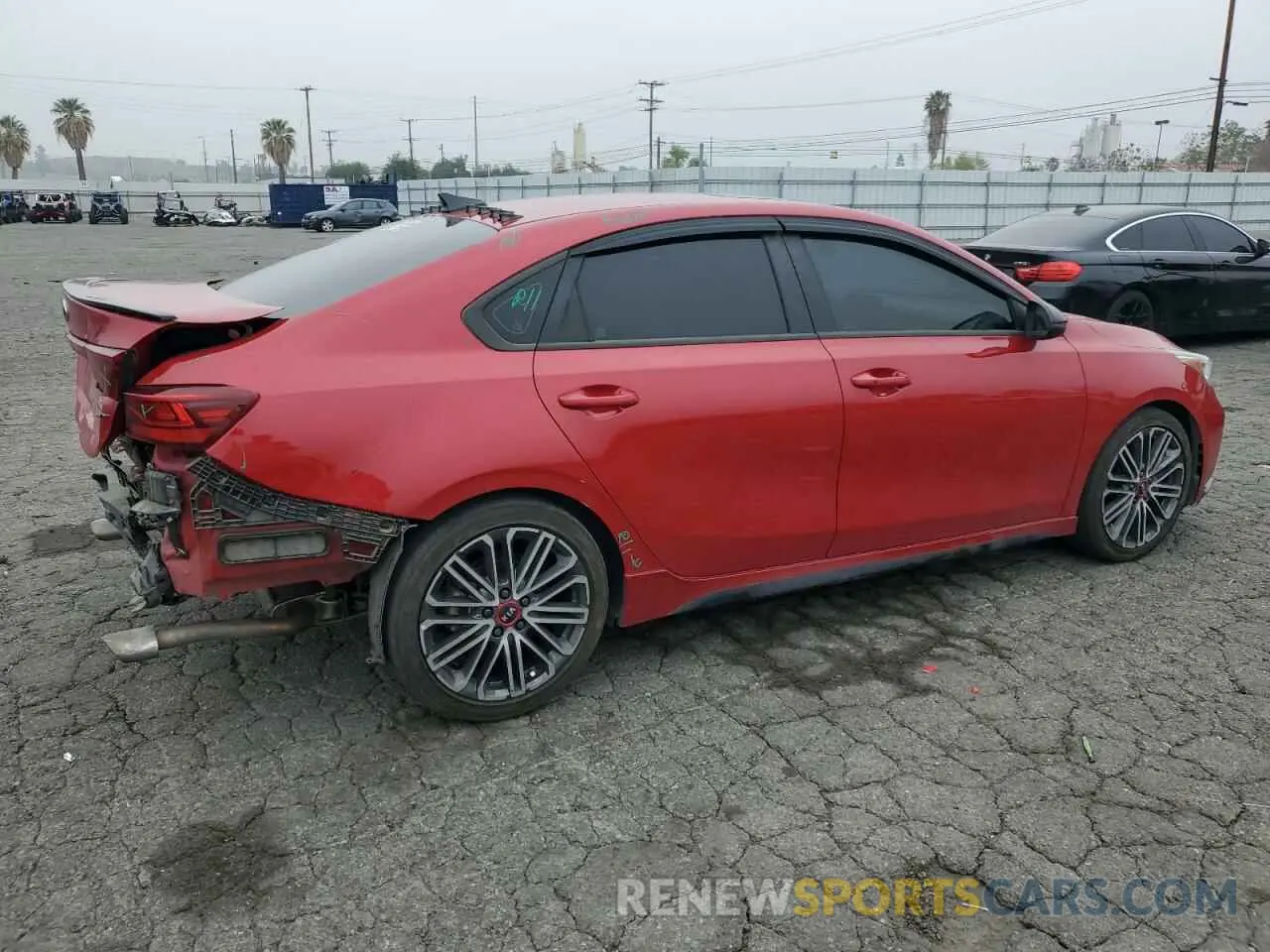 3 Photograph of a damaged car 3KPF44AC8ME309209 KIA FORTE 2021