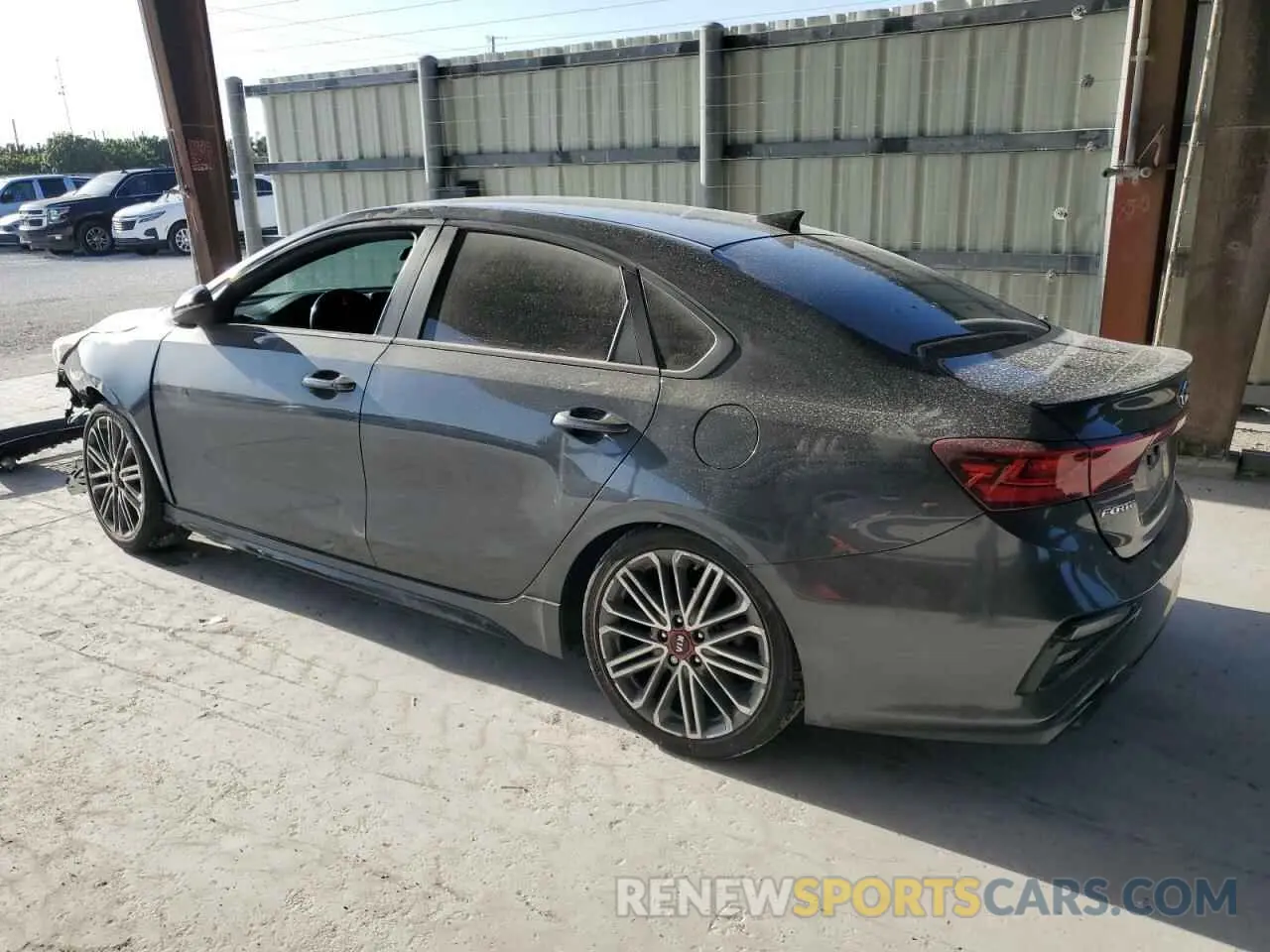 2 Photograph of a damaged car 3KPF44AC8ME367076 KIA FORTE 2021