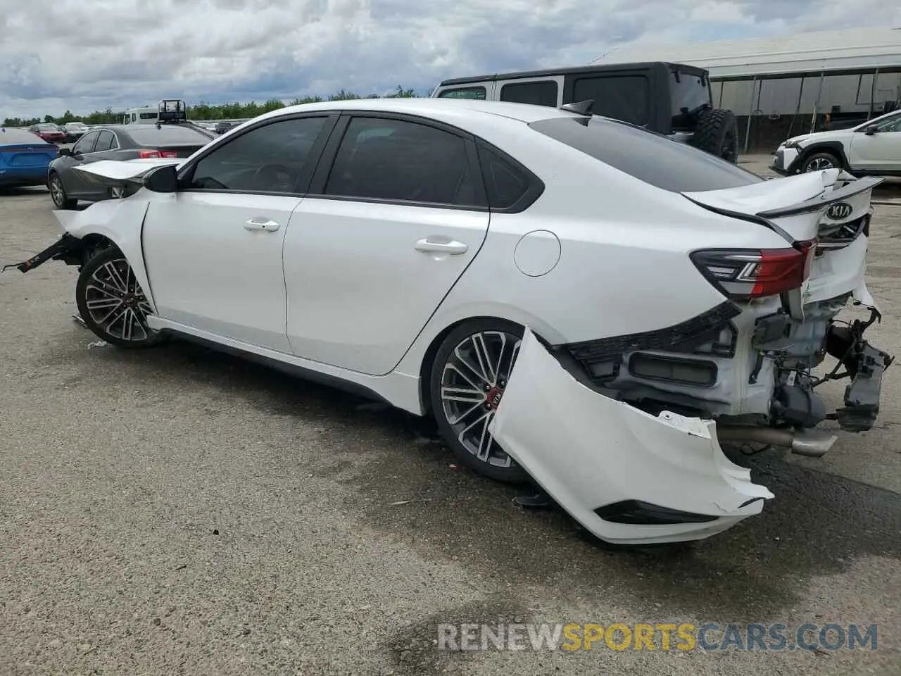 2 Photograph of a damaged car 3KPF44AC8ME381009 KIA FORTE 2021