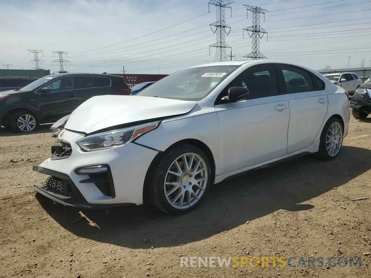 1 Photograph of a damaged car 3KPF44AC8ME416423 KIA FORTE 2021