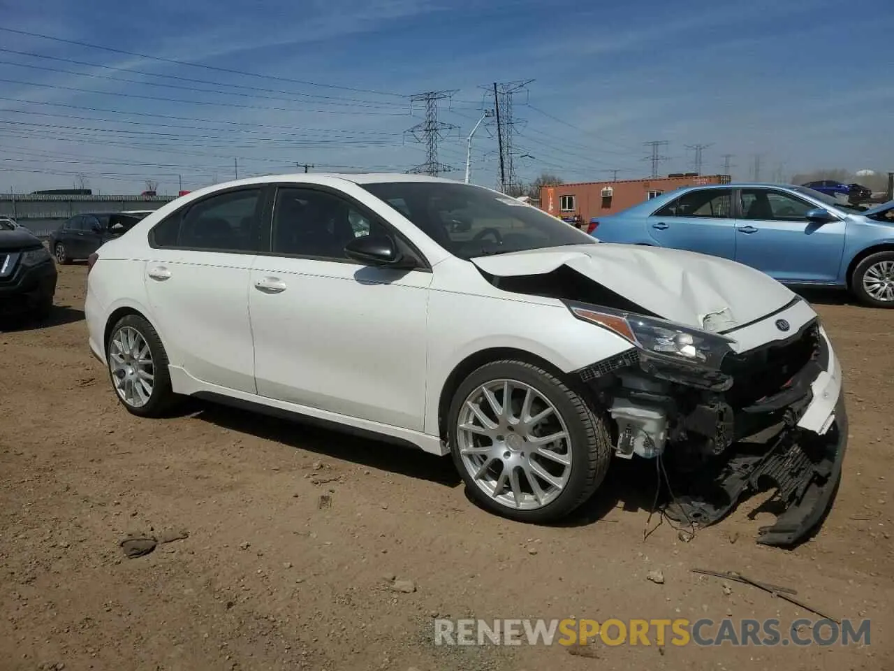 4 Photograph of a damaged car 3KPF44AC8ME416423 KIA FORTE 2021
