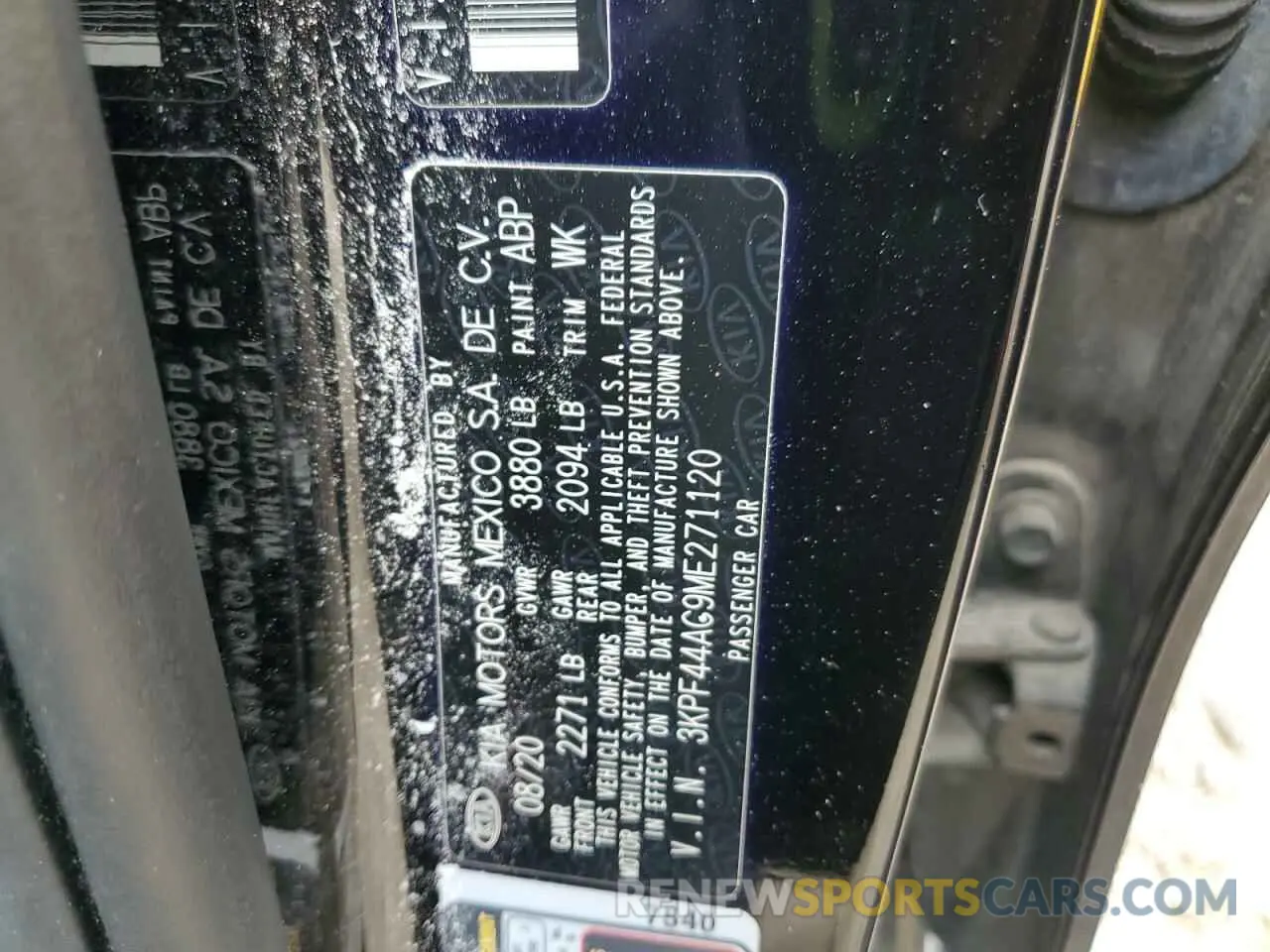 13 Photograph of a damaged car 3KPF44AC9ME271120 KIA FORTE 2021