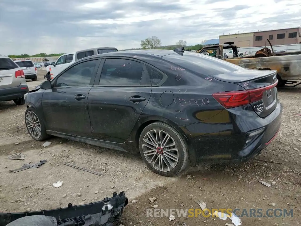 2 Photograph of a damaged car 3KPF44AC9ME271120 KIA FORTE 2021