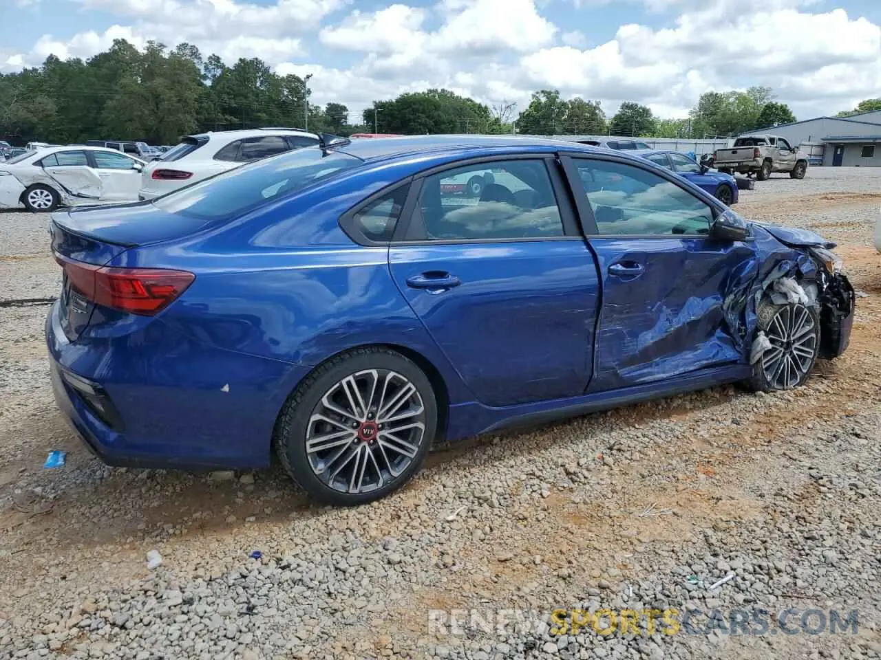 3 Photograph of a damaged car 3KPF44AC9ME318016 KIA FORTE 2021