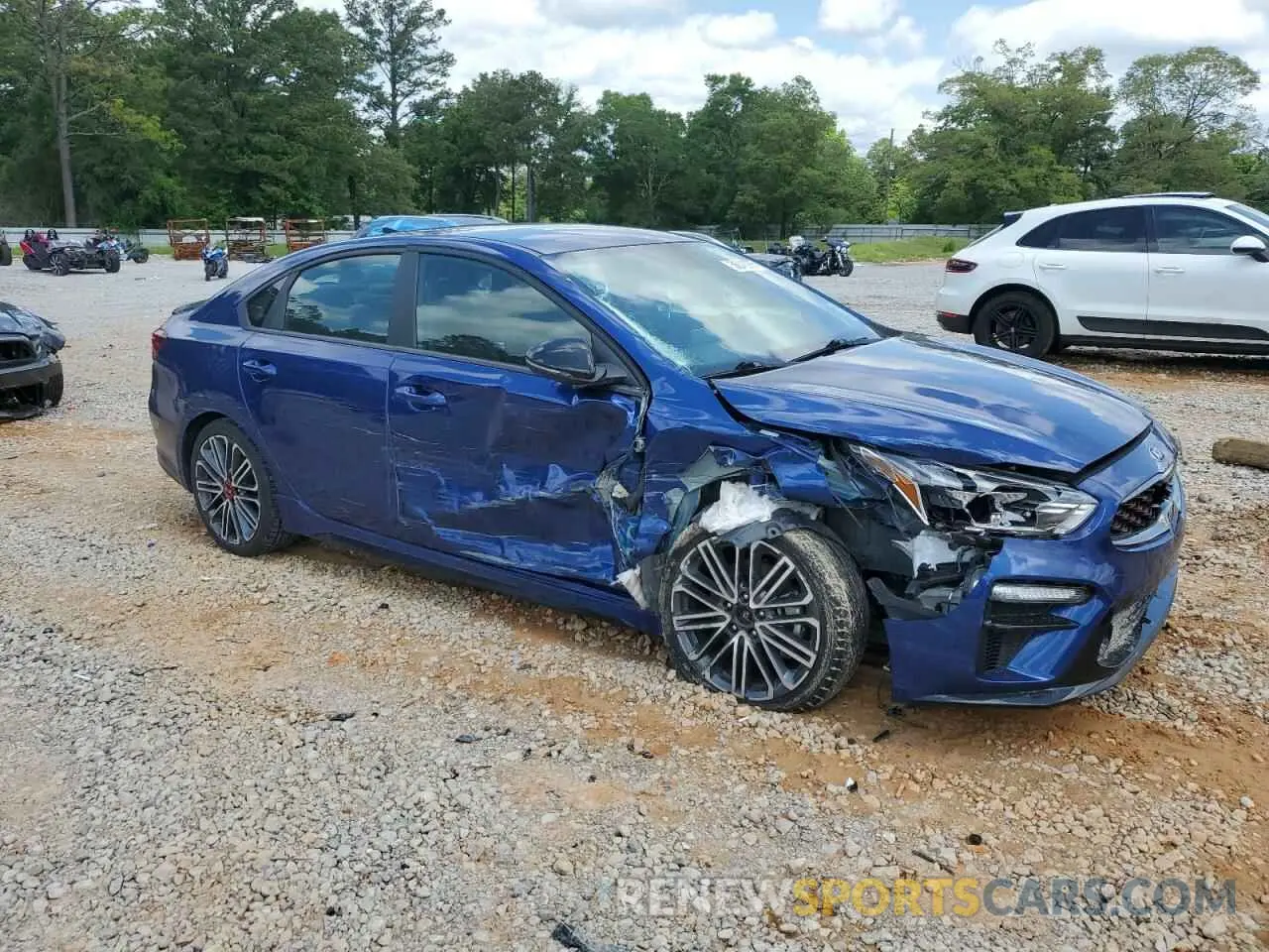 4 Photograph of a damaged car 3KPF44AC9ME318016 KIA FORTE 2021
