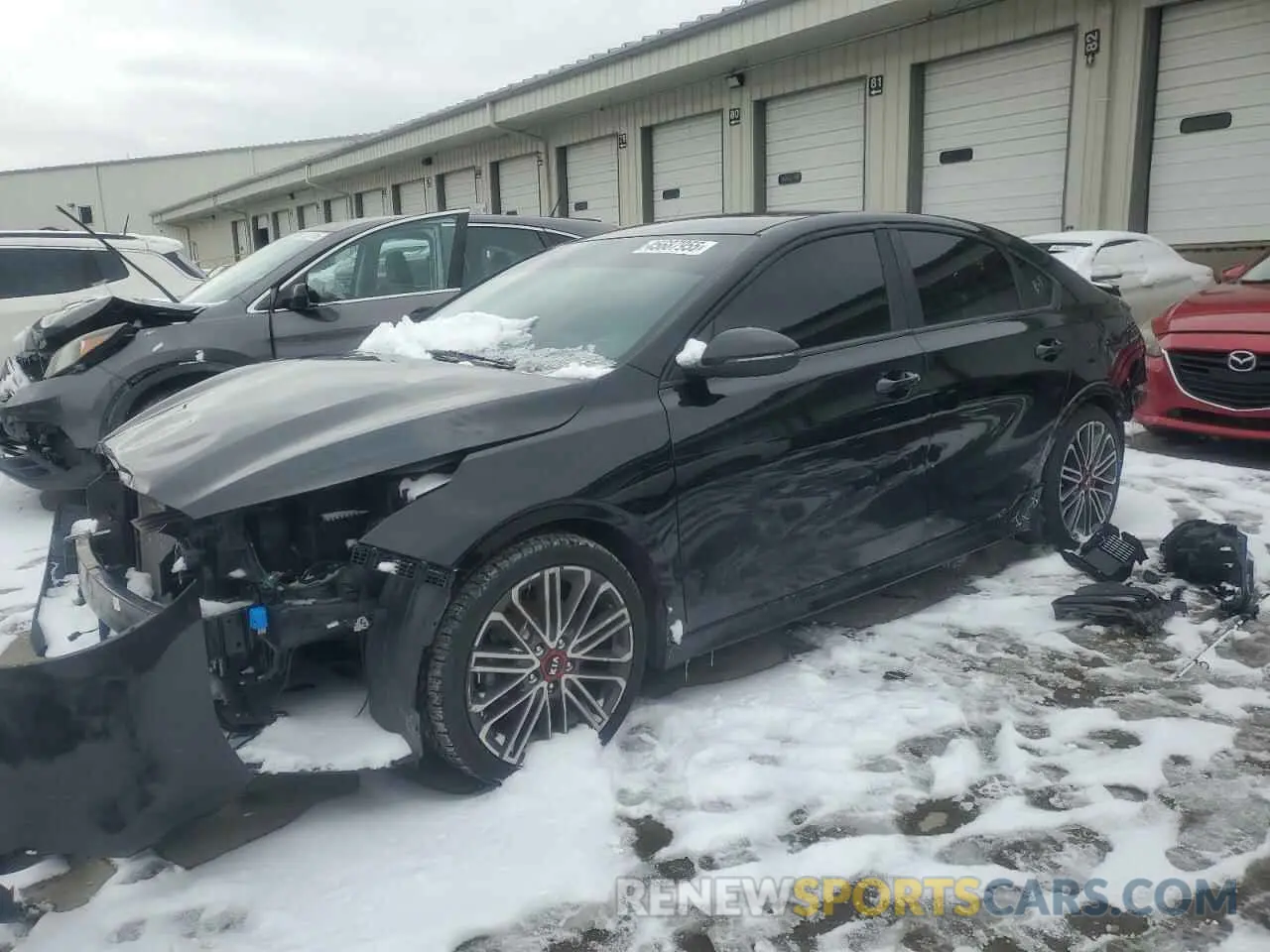 1 Photograph of a damaged car 3KPF44AC9ME329291 KIA FORTE 2021