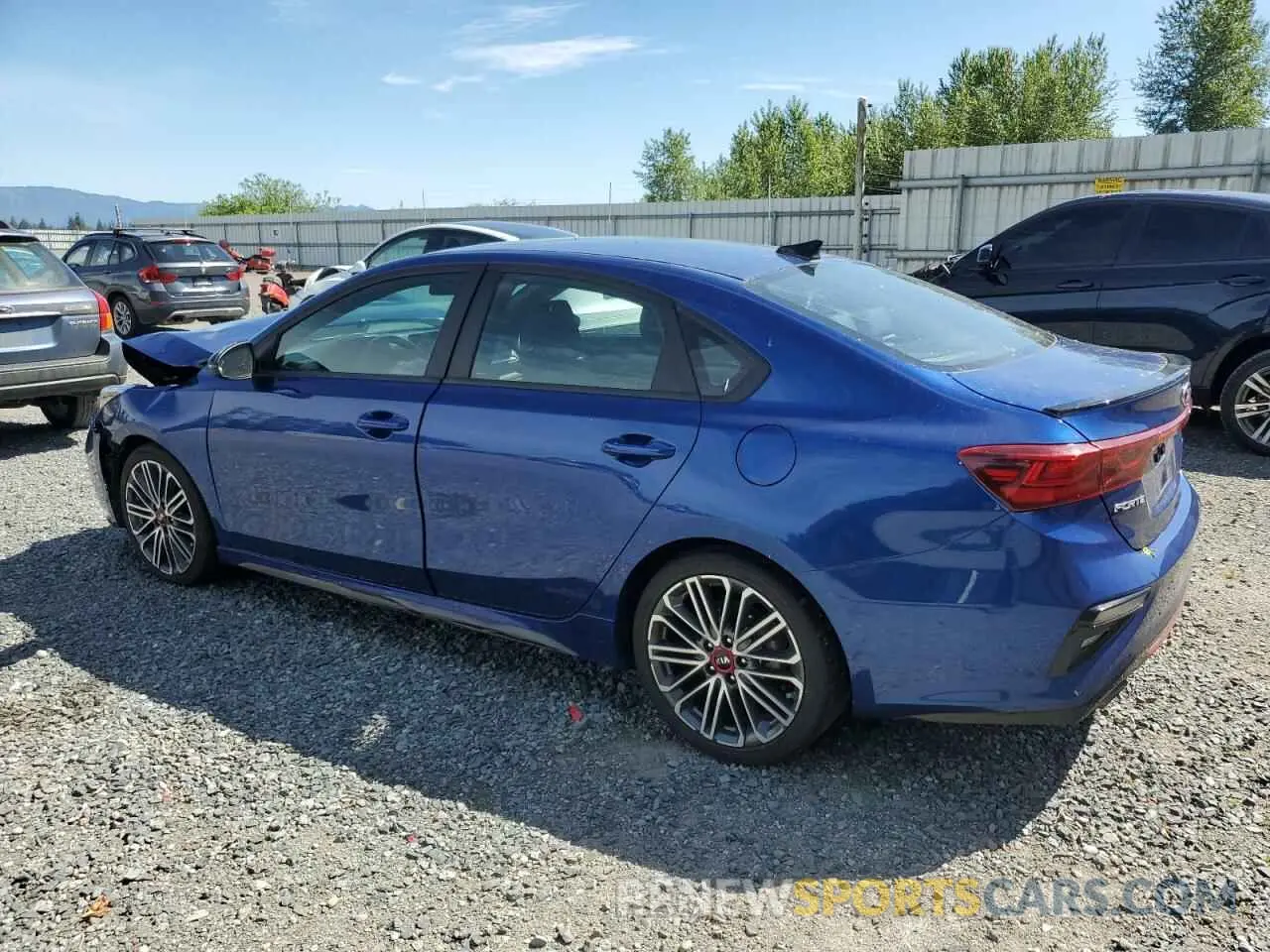 2 Photograph of a damaged car 3KPF44AC9ME410632 KIA FORTE 2021