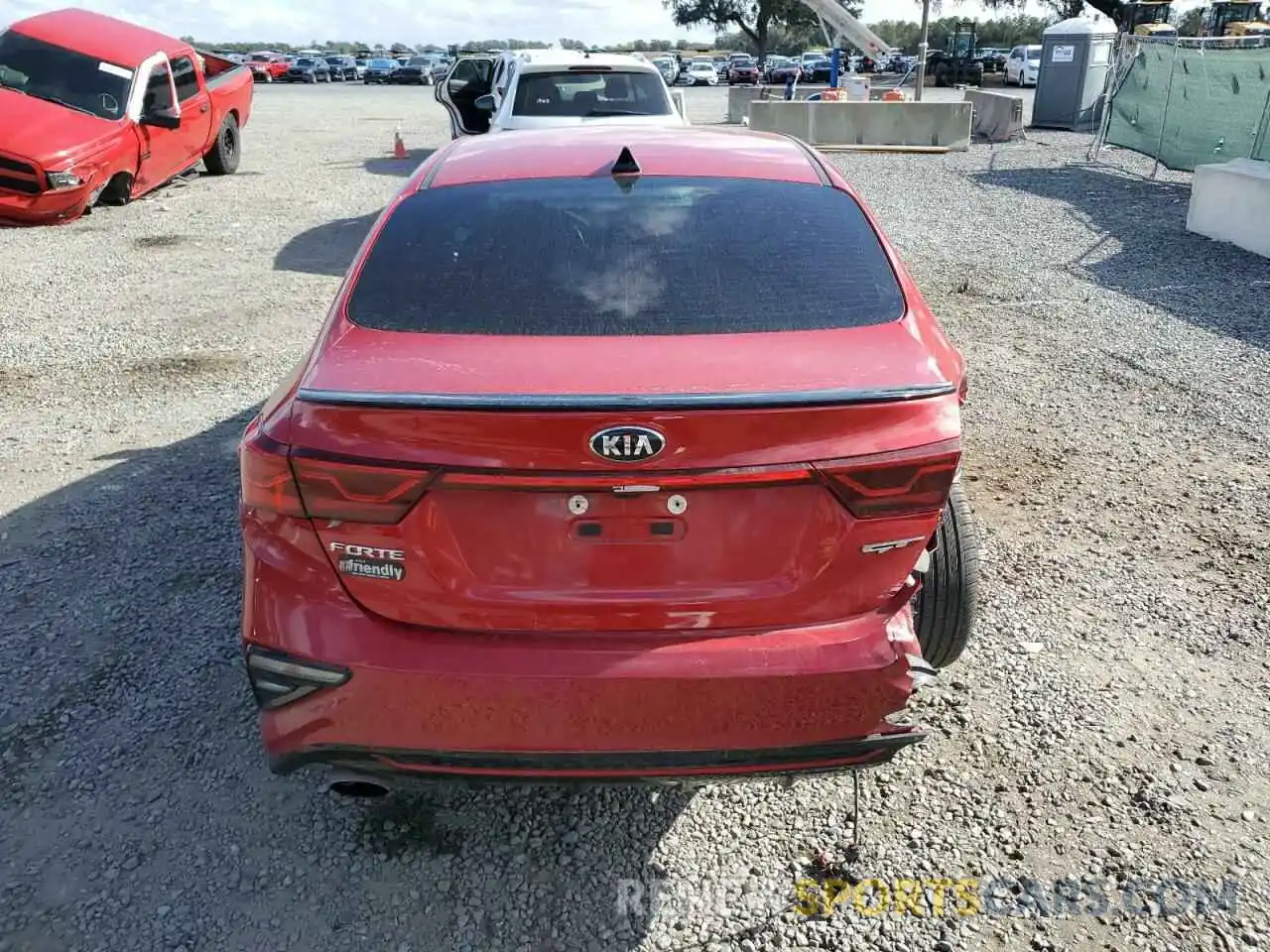 6 Photograph of a damaged car 3KPF44AC9ME417337 KIA FORTE 2021