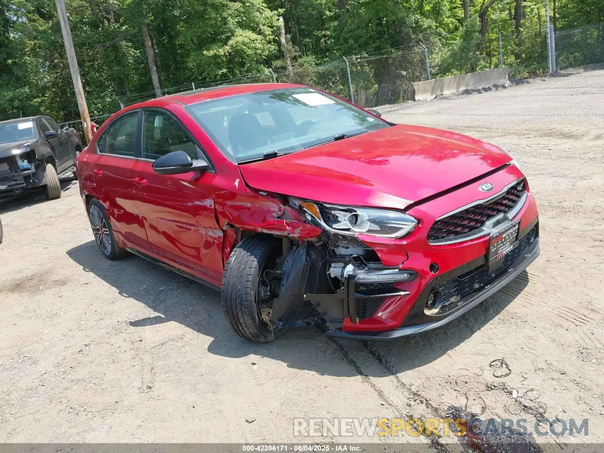 1 Photograph of a damaged car 3KPF44ACXME274284 KIA FORTE 2021