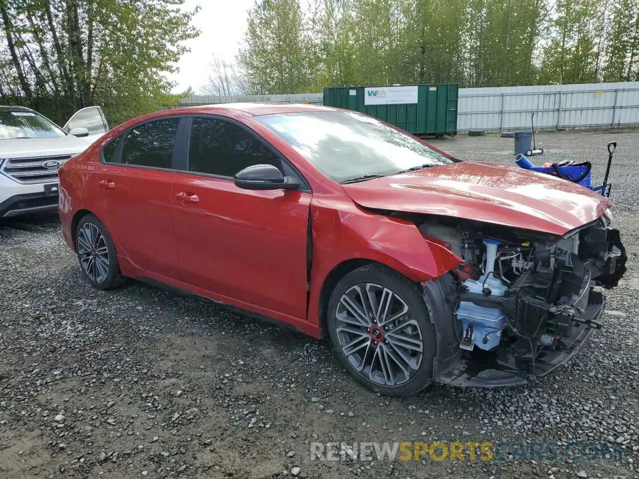 4 Photograph of a damaged car 3KPF44ACXME277542 KIA FORTE 2021
