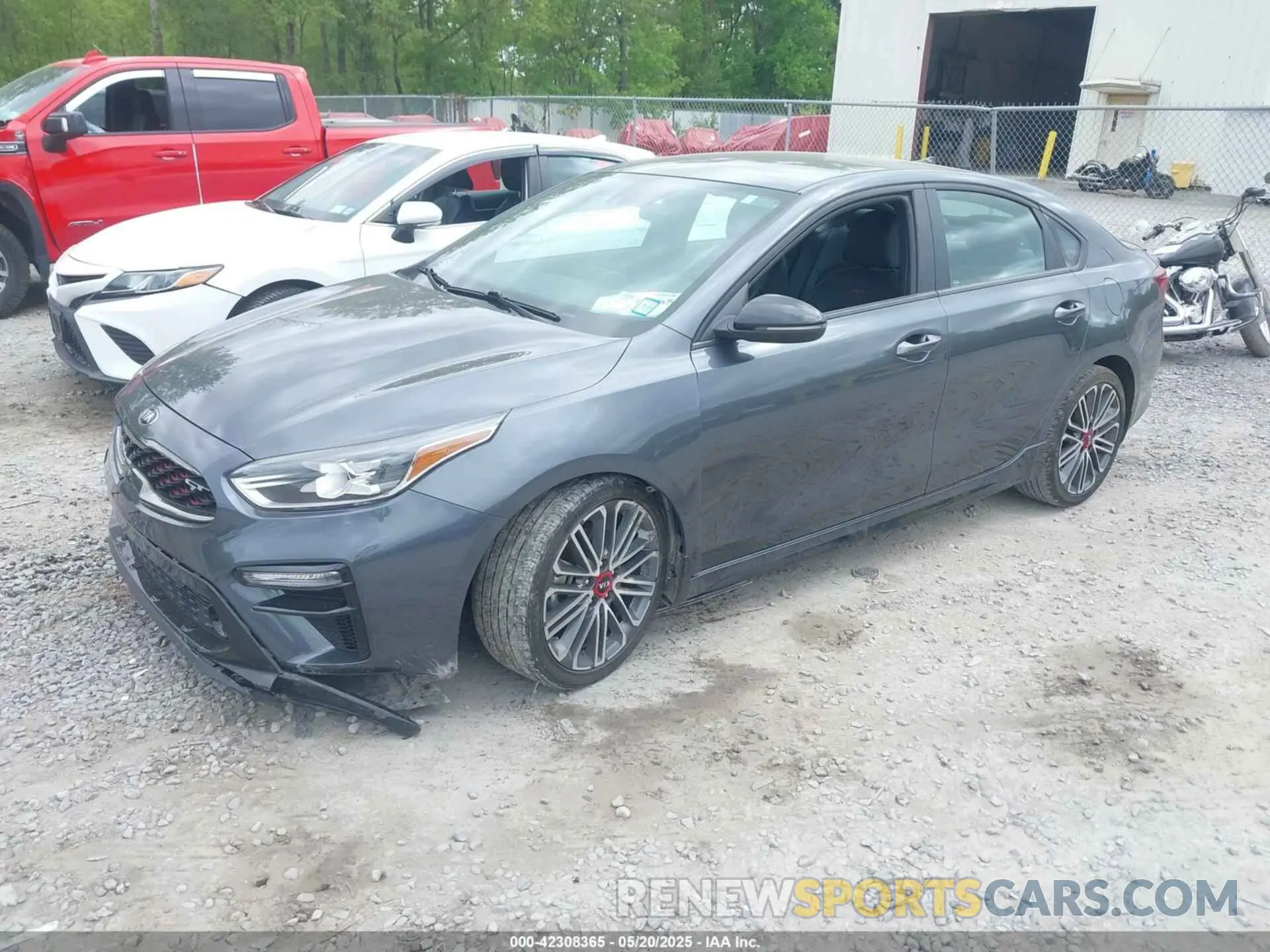 2 Photograph of a damaged car 3KPF44ACXME374787 KIA FORTE 2021