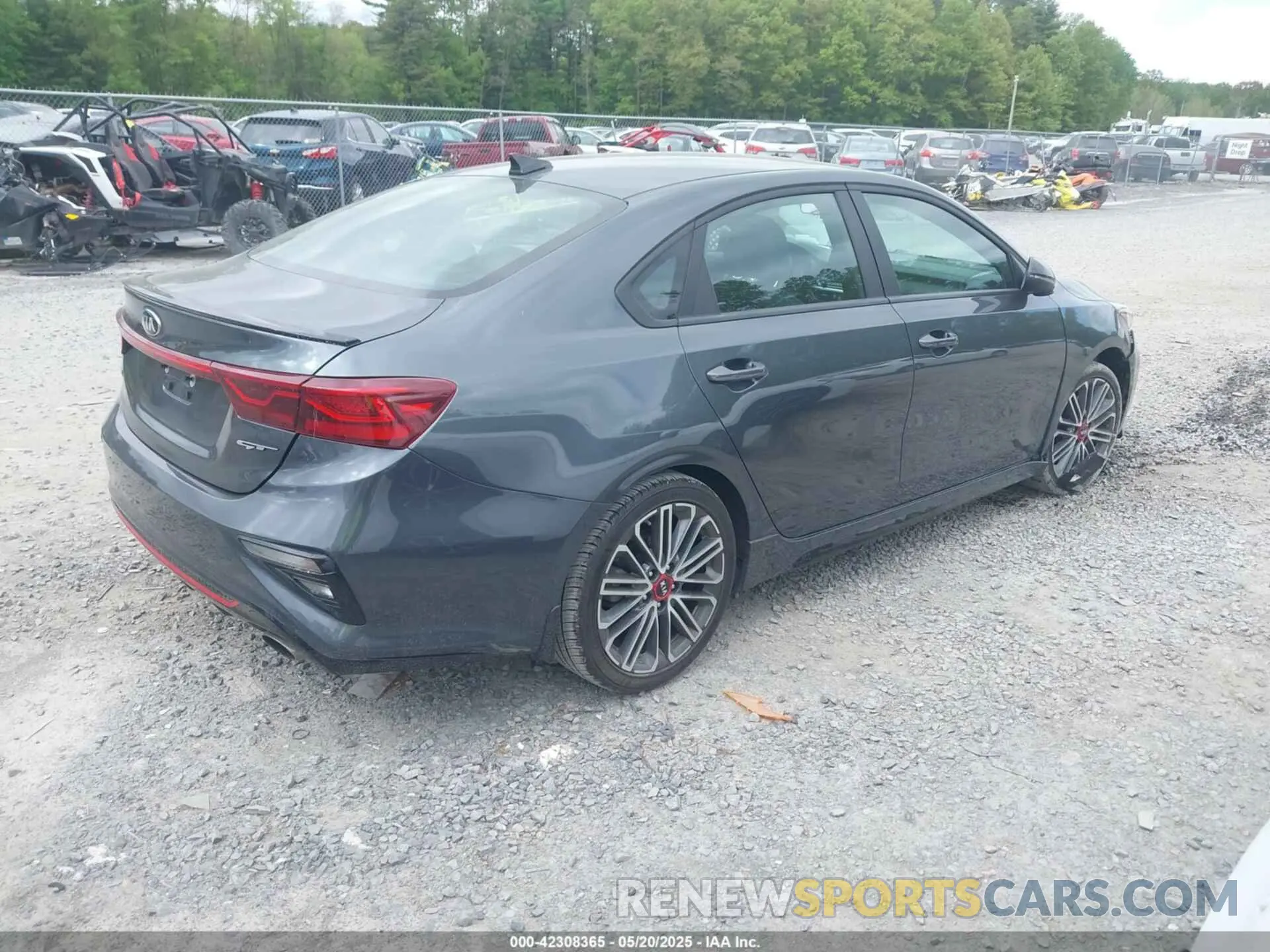 4 Photograph of a damaged car 3KPF44ACXME374787 KIA FORTE 2021