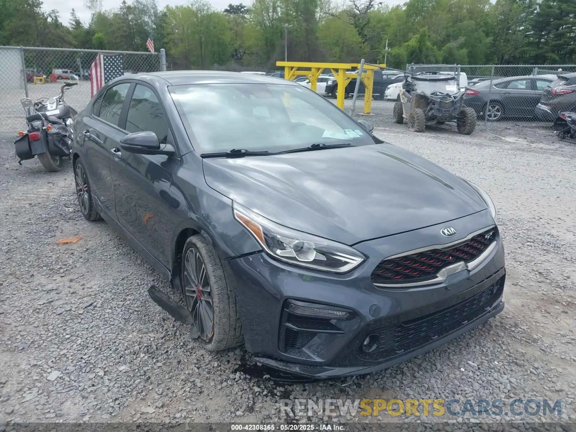 6 Photograph of a damaged car 3KPF44ACXME374787 KIA FORTE 2021