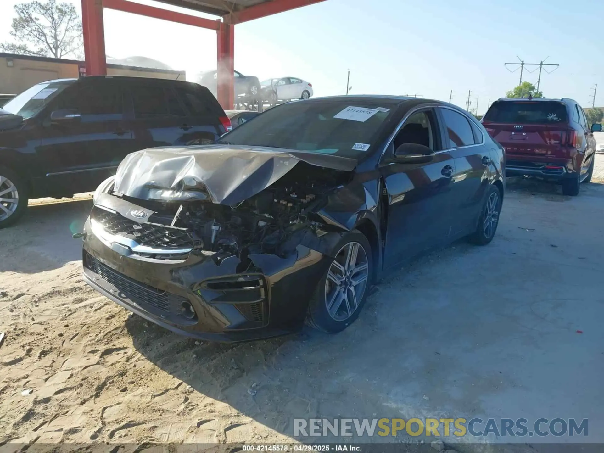 2 Photograph of a damaged car 3KPF54AD0ME284084 KIA FORTE 2021