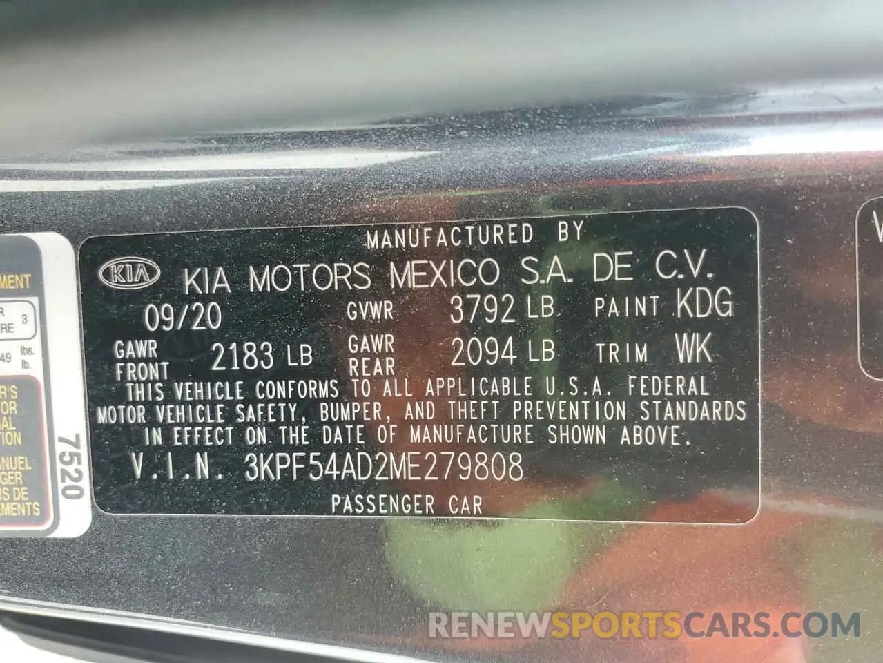 12 Photograph of a damaged car 3KPF54AD2ME279808 KIA FORTE 2021