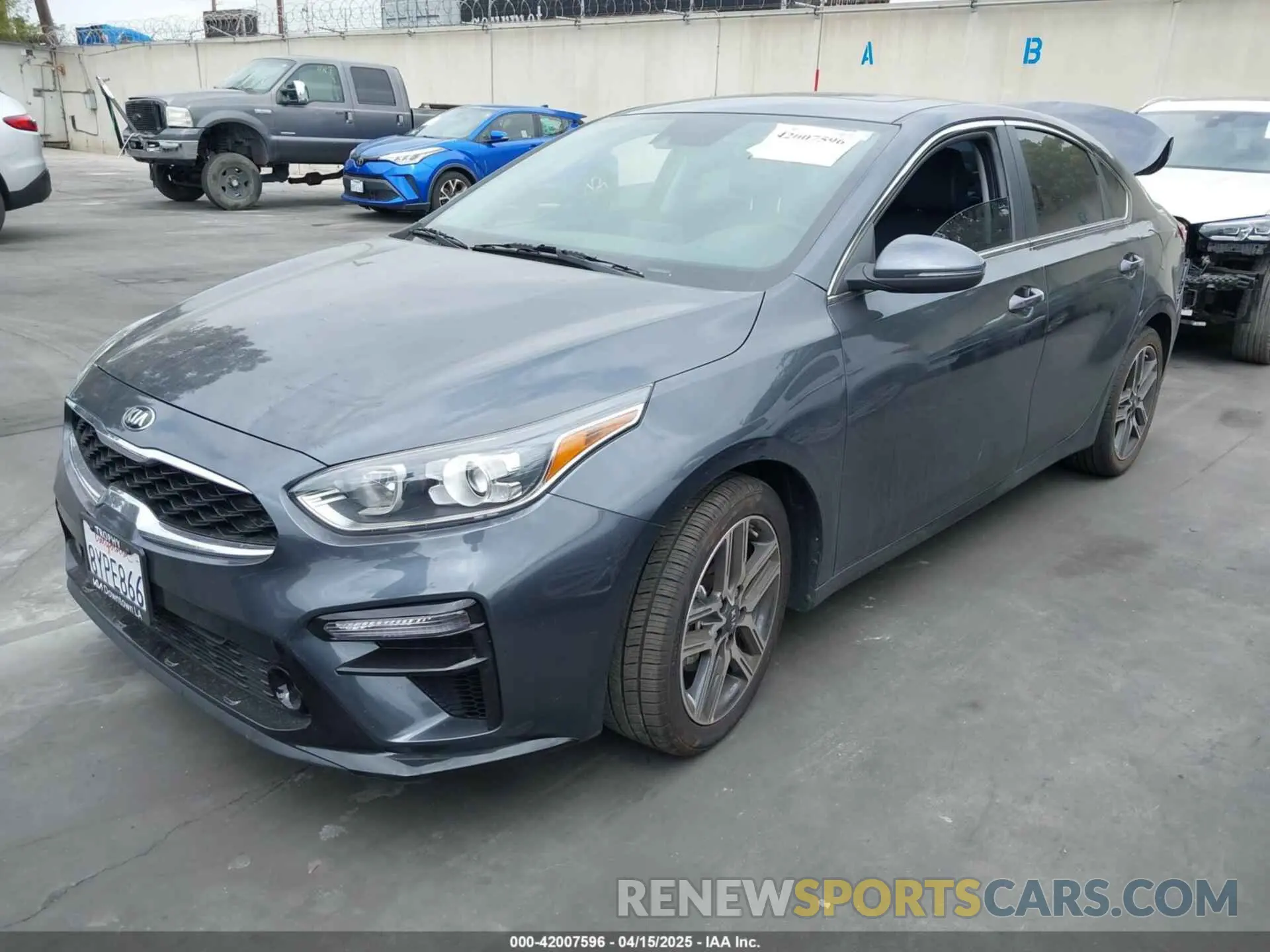 2 Photograph of a damaged car 3KPF54AD2ME415239 KIA FORTE 2021