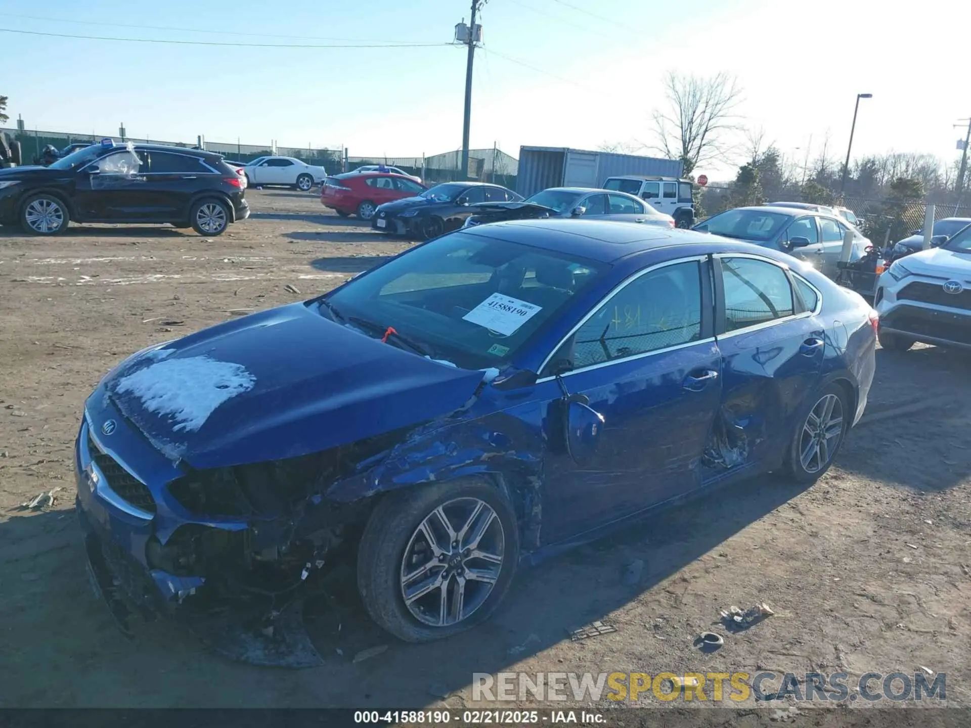 2 Photograph of a damaged car 3KPF54AD4ME402671 KIA FORTE 2021