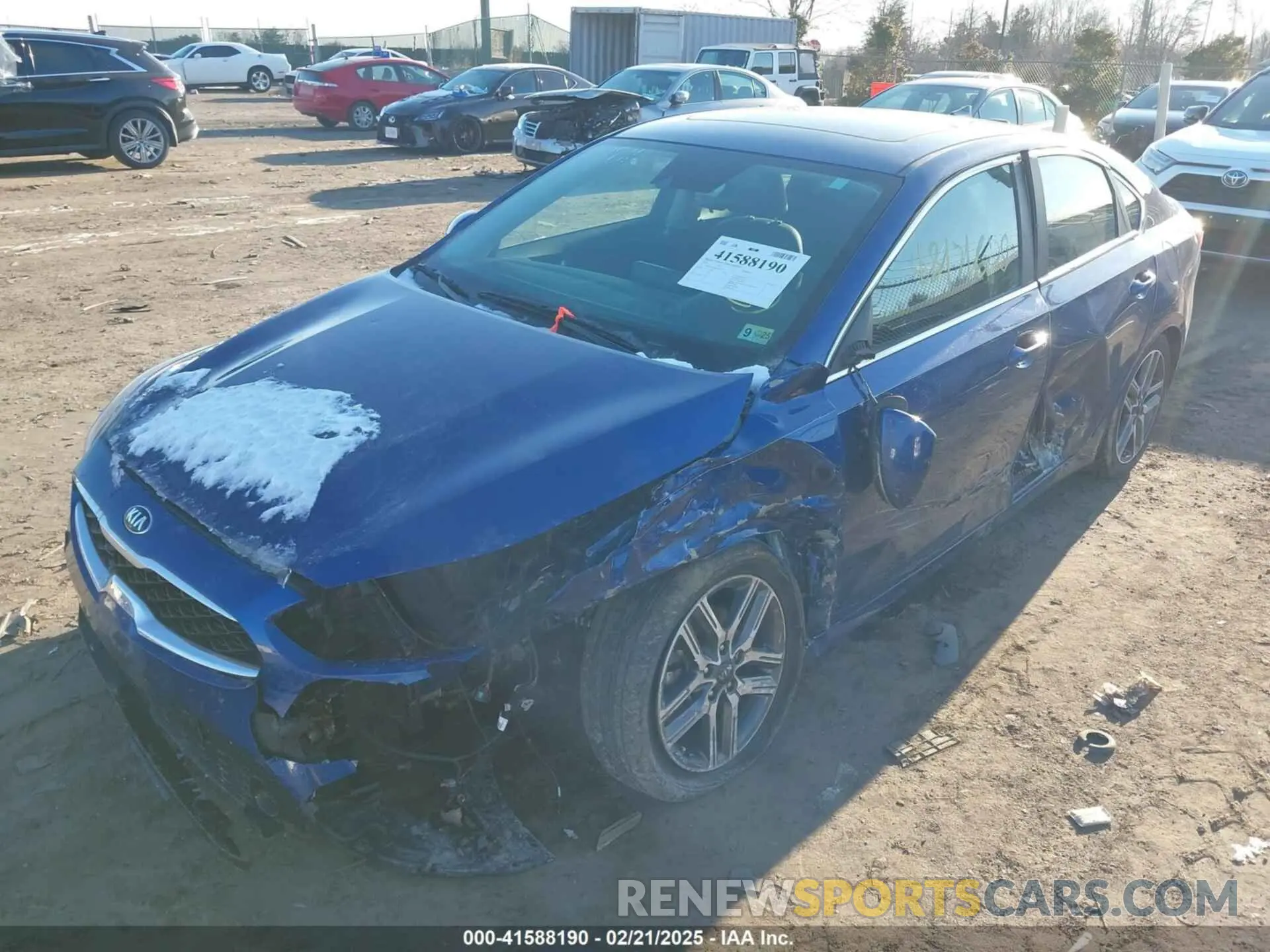 6 Photograph of a damaged car 3KPF54AD4ME402671 KIA FORTE 2021