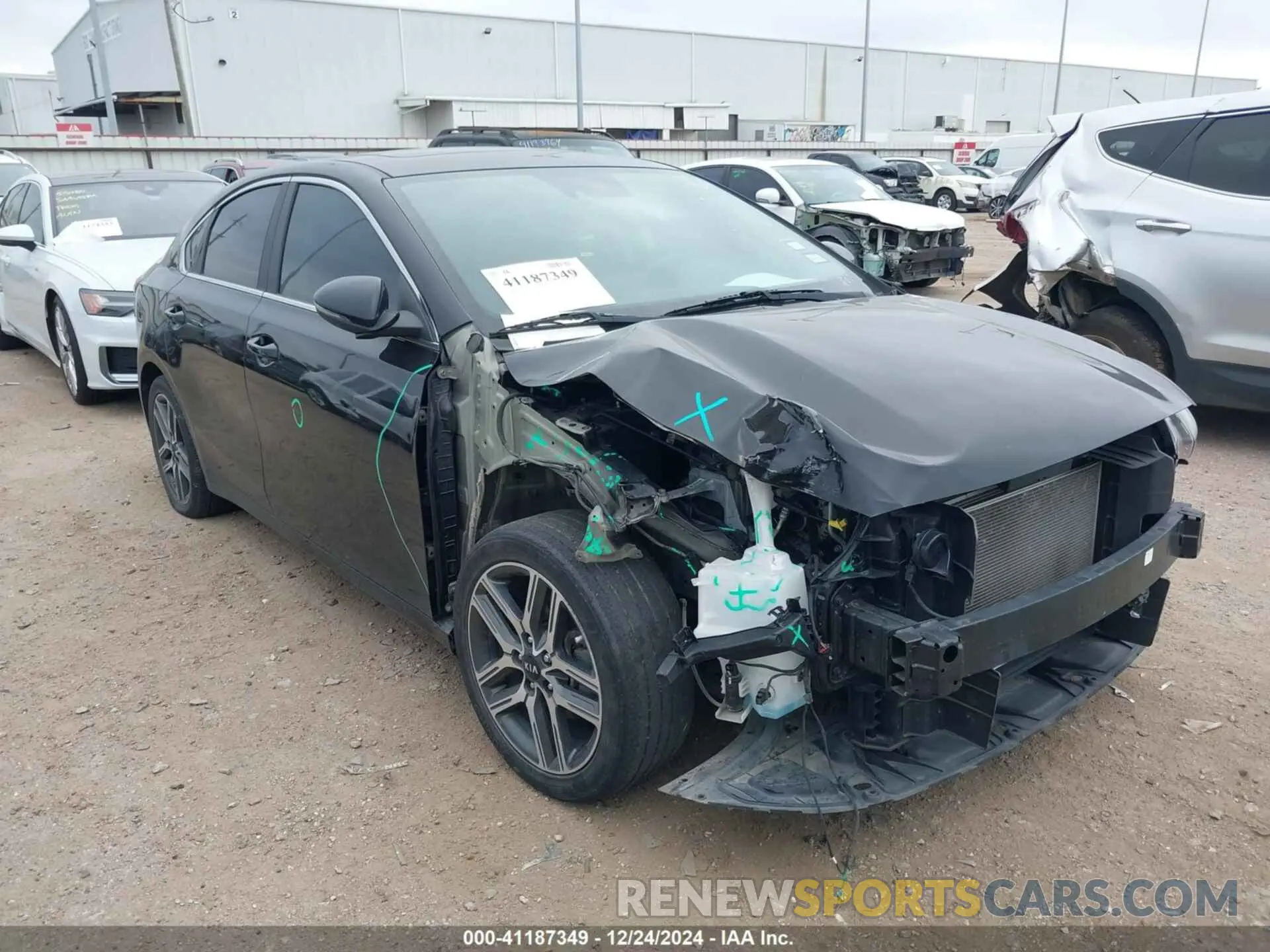 1 Photograph of a damaged car 3KPF54AD5ME348720 KIA FORTE 2021