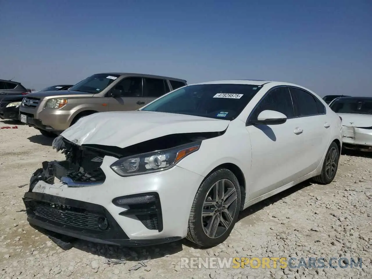 1 Photograph of a damaged car 3KPF54AD6ME323017 KIA FORTE 2021