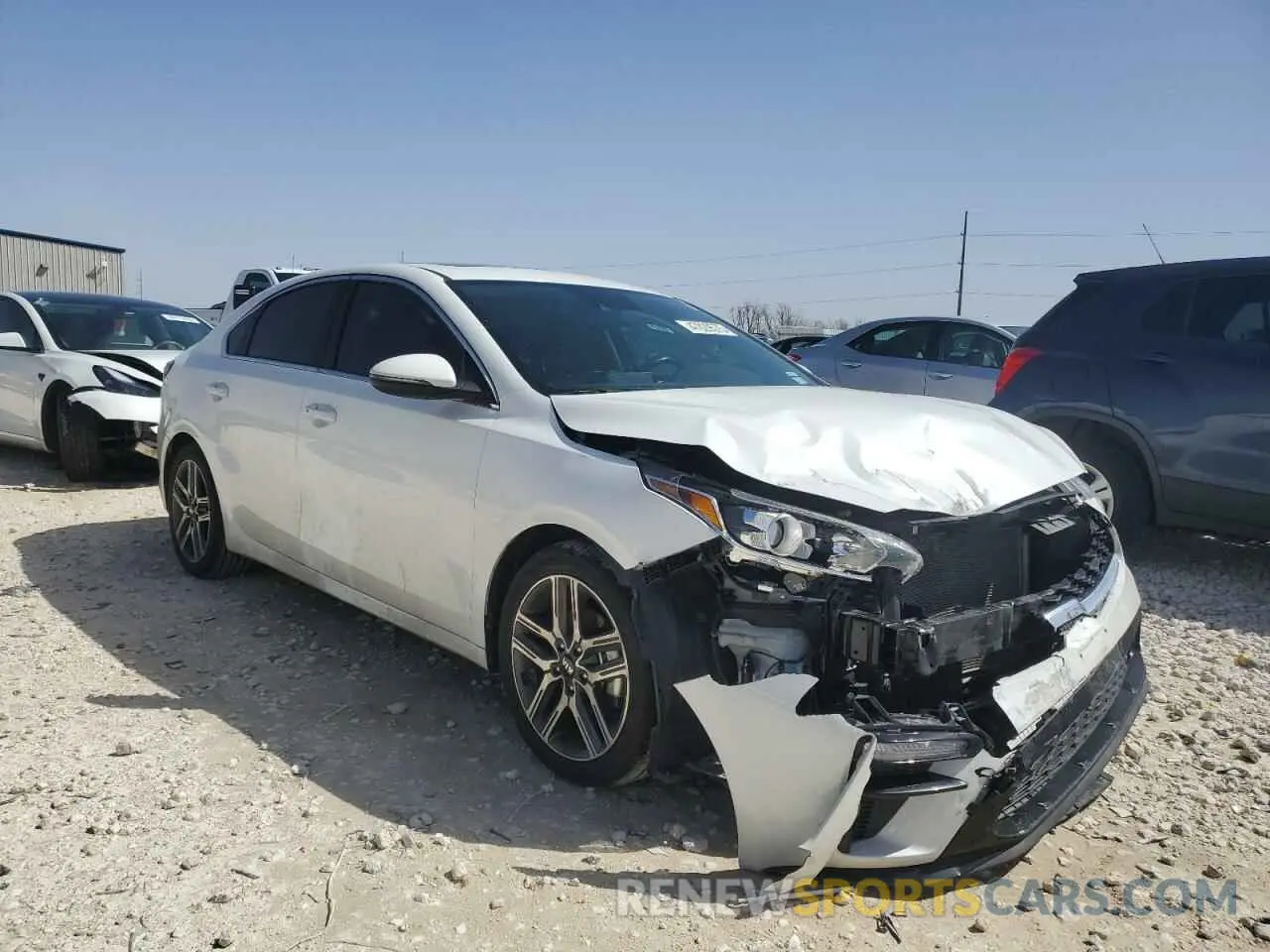 4 Photograph of a damaged car 3KPF54AD6ME323017 KIA FORTE 2021
