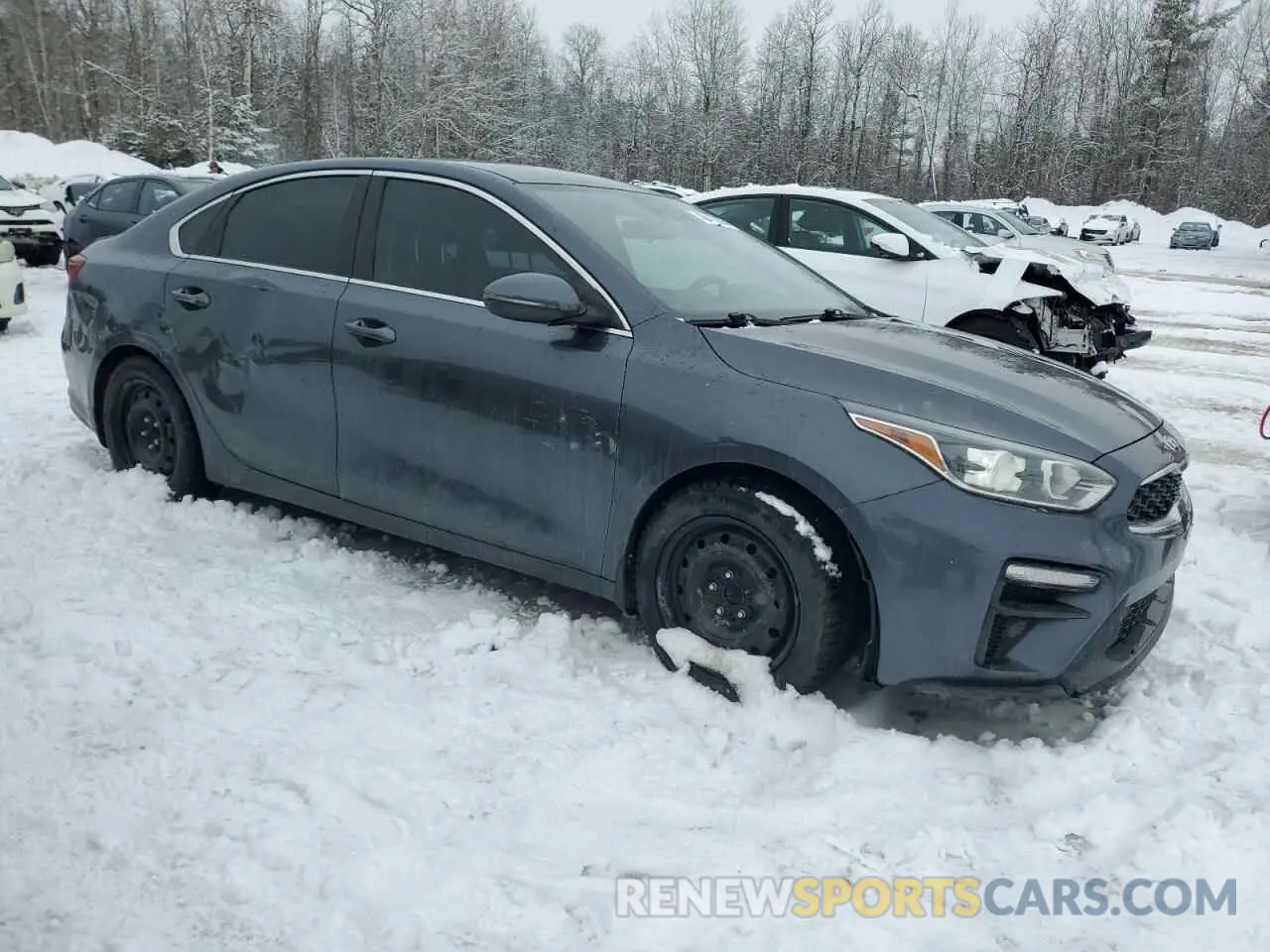 4 Photograph of a damaged car 3KPF54AD6ME350556 KIA FORTE 2021