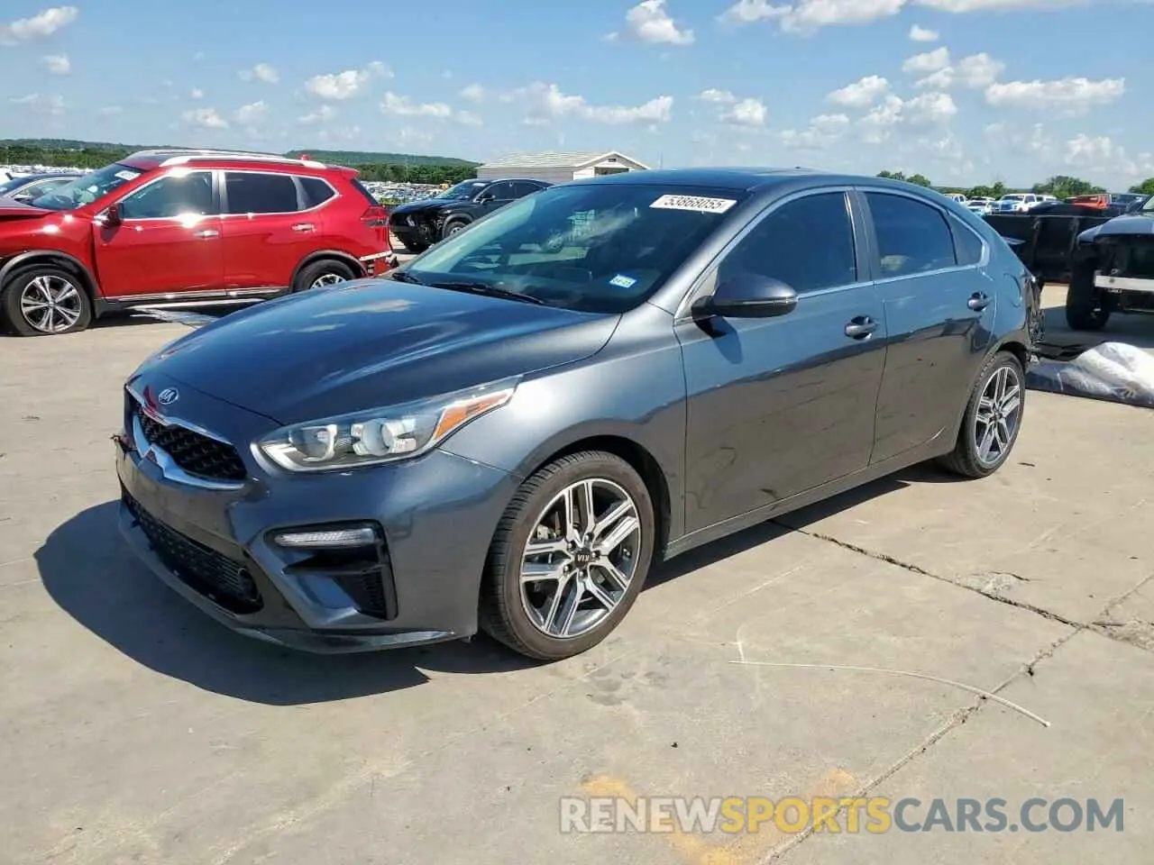 1 Photograph of a damaged car 3KPF54ADXME348518 KIA FORTE 2021
