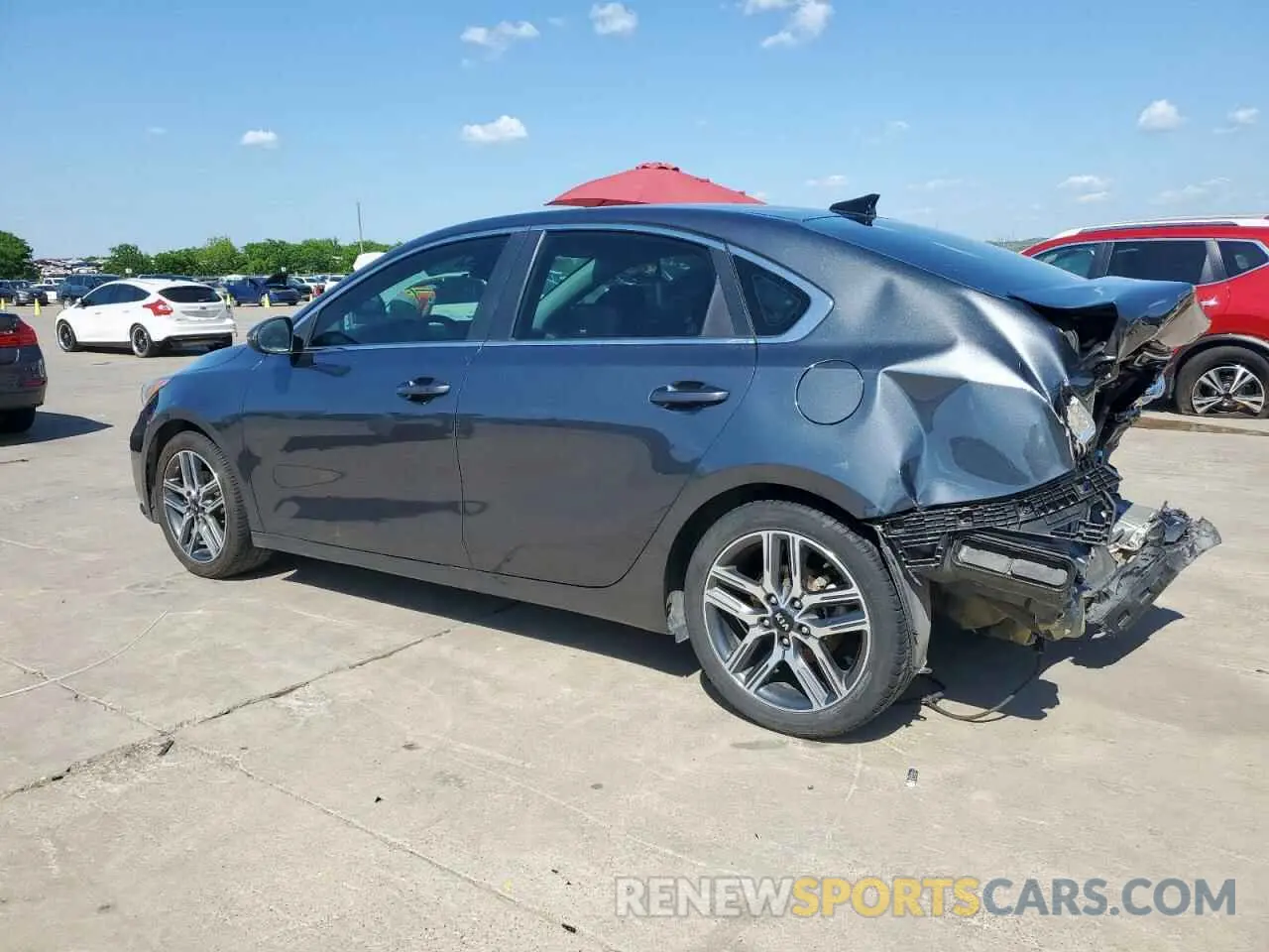 2 Photograph of a damaged car 3KPF54ADXME348518 KIA FORTE 2021