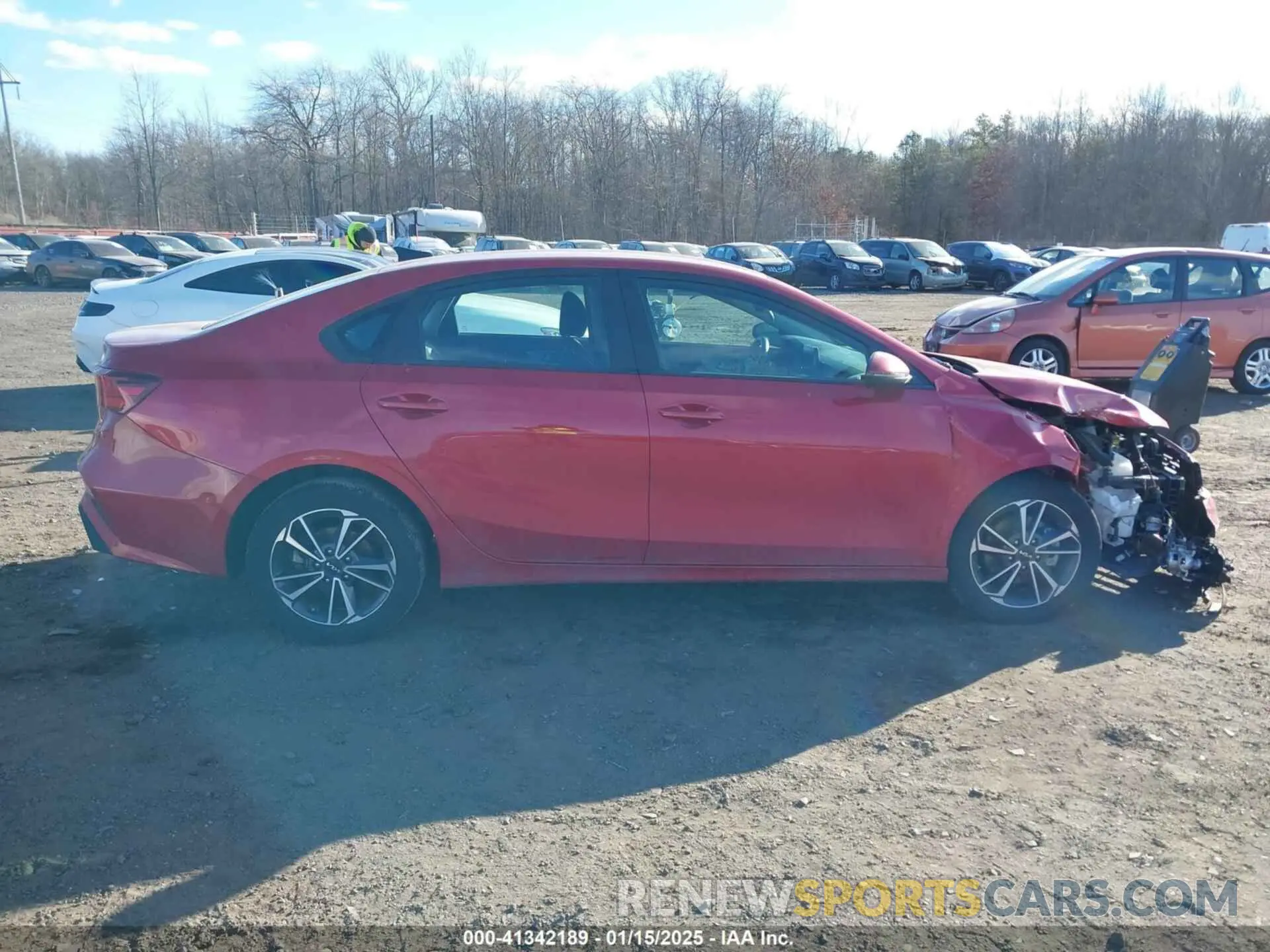 13 Photograph of a damaged car 3KPF24AD0NE437573 KIA FORTE 2022