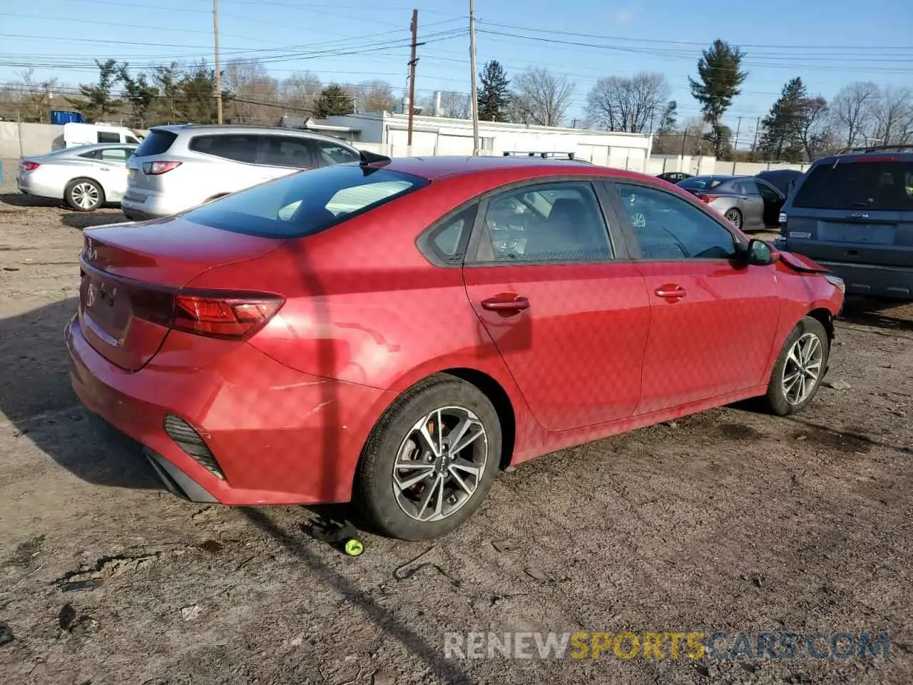 3 Photograph of a damaged car 3KPF24AD0NE496039 KIA FORTE 2022