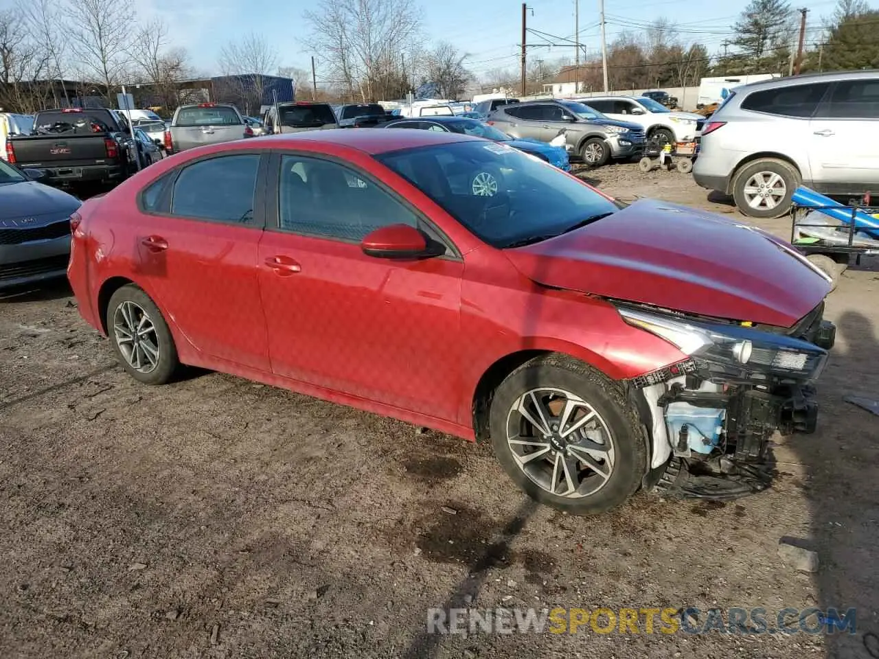 4 Photograph of a damaged car 3KPF24AD0NE496039 KIA FORTE 2022