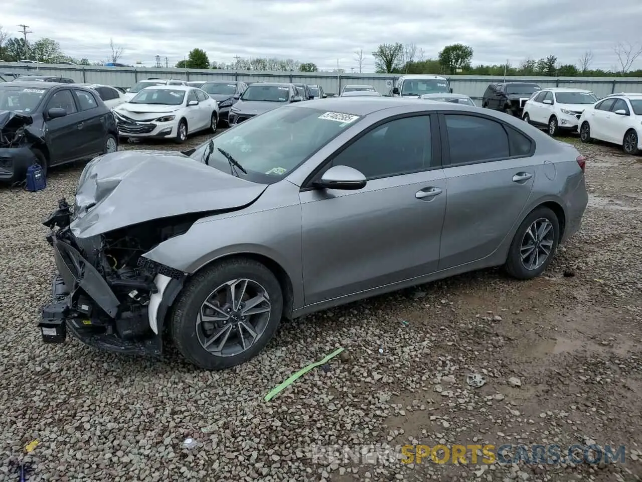 1 Photograph of a damaged car 3KPF24AD1NE424895 KIA FORTE 2022