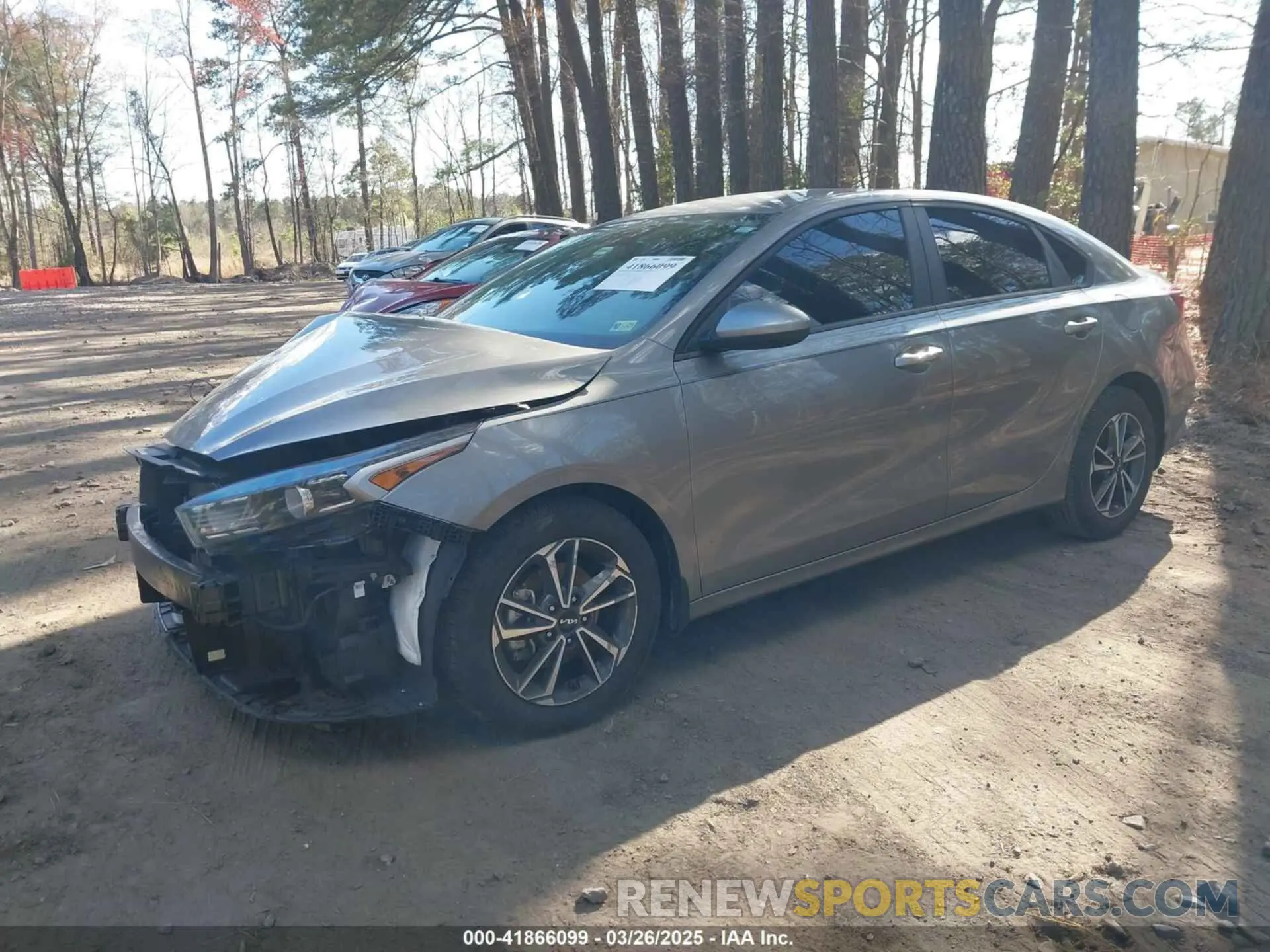 2 Photograph of a damaged car 3KPF24AD1NE430471 KIA FORTE 2022