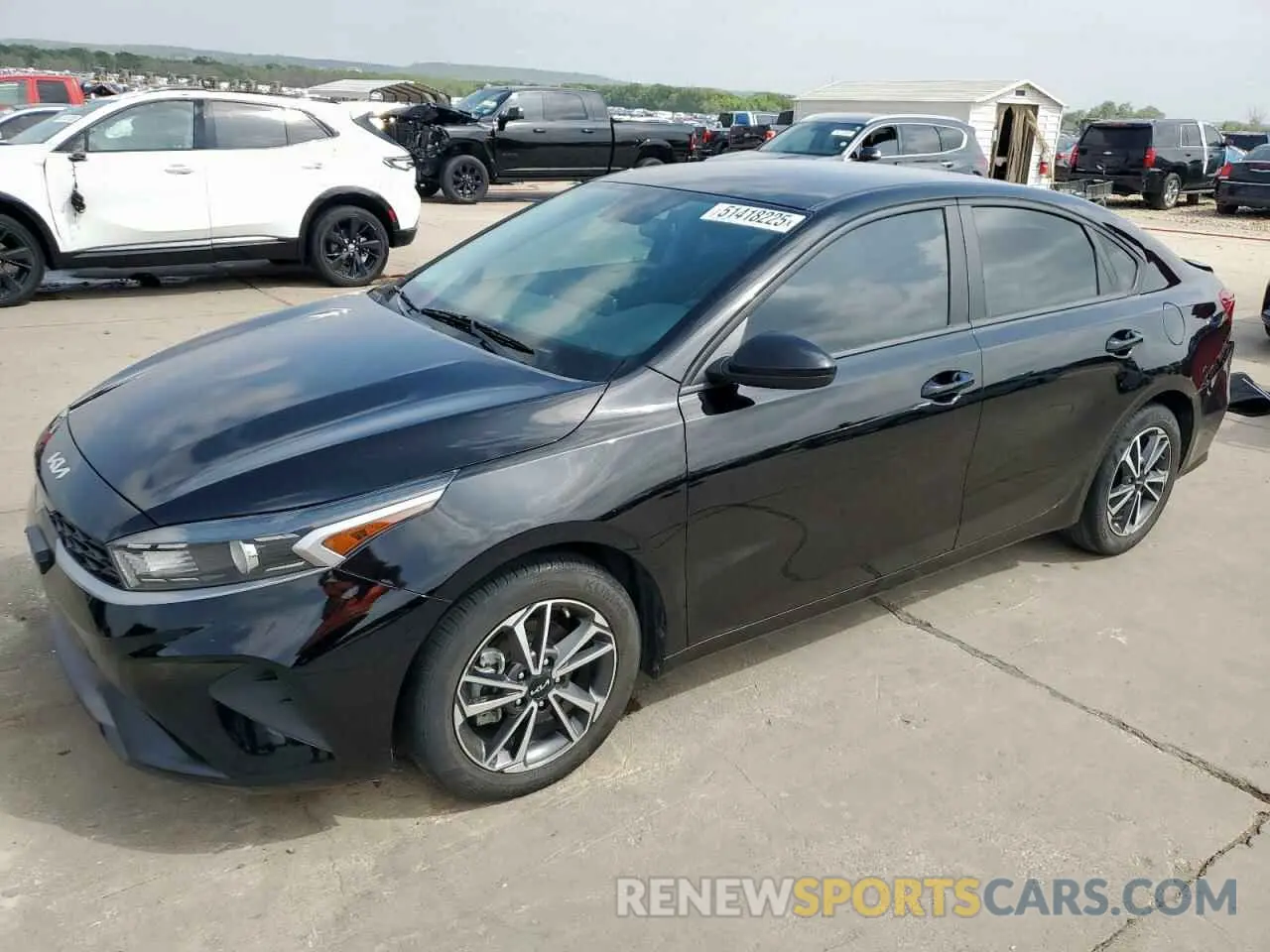 1 Photograph of a damaged car 3KPF24AD1NE431104 KIA FORTE 2022