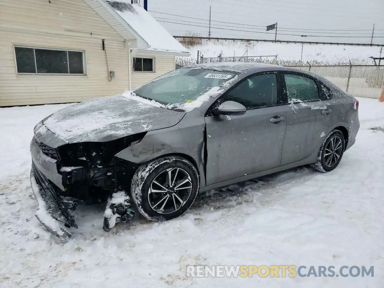 1 Photograph of a damaged car 3KPF24AD1NE458576 KIA FORTE 2022