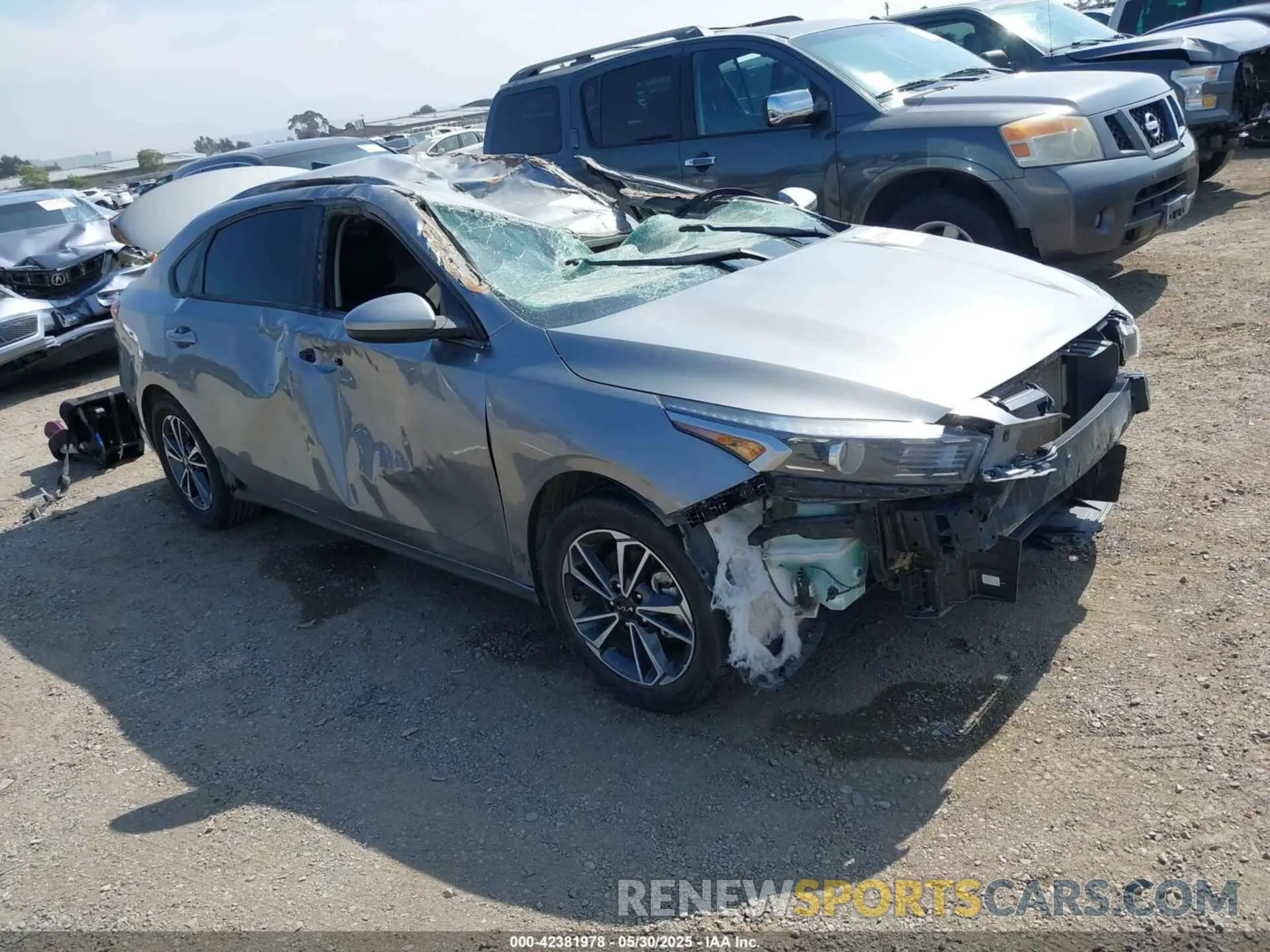 1 Photograph of a damaged car 3KPF24AD1NE482926 KIA FORTE 2022