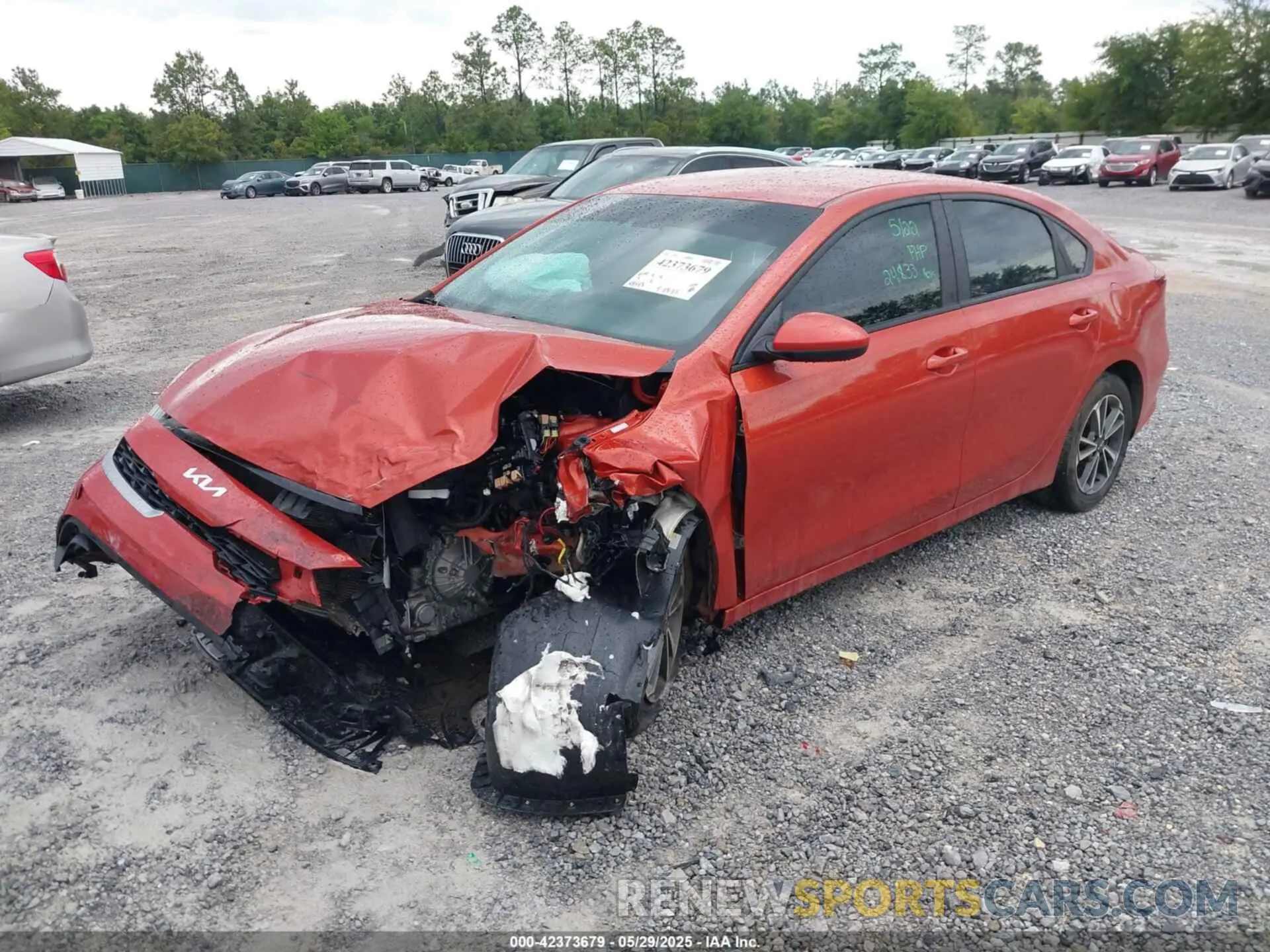 2 Photograph of a damaged car 3KPF24AD1NE487950 KIA FORTE 2022
