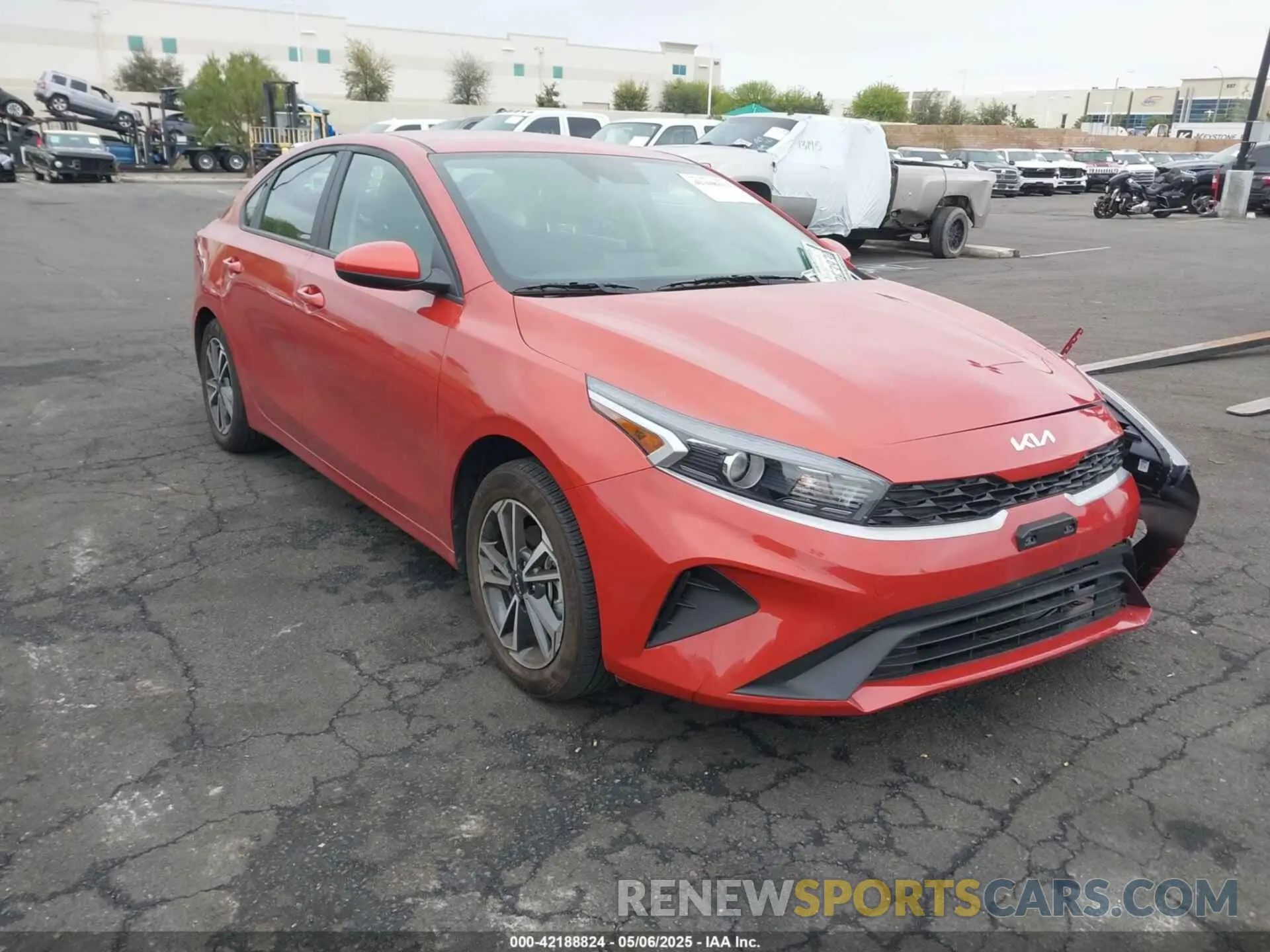 1 Photograph of a damaged car 3KPF24AD1NE490976 KIA FORTE 2022