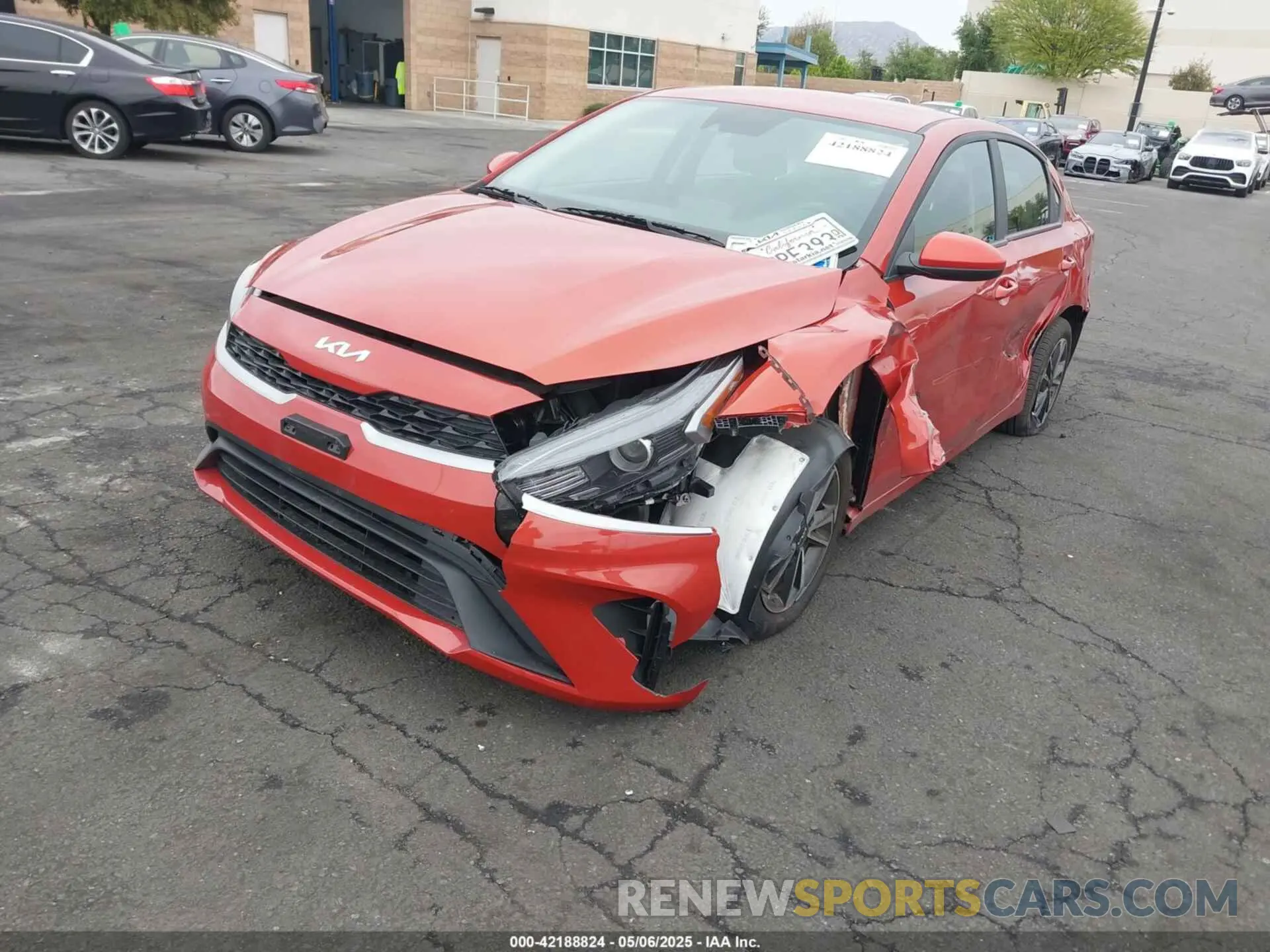 2 Photograph of a damaged car 3KPF24AD1NE490976 KIA FORTE 2022