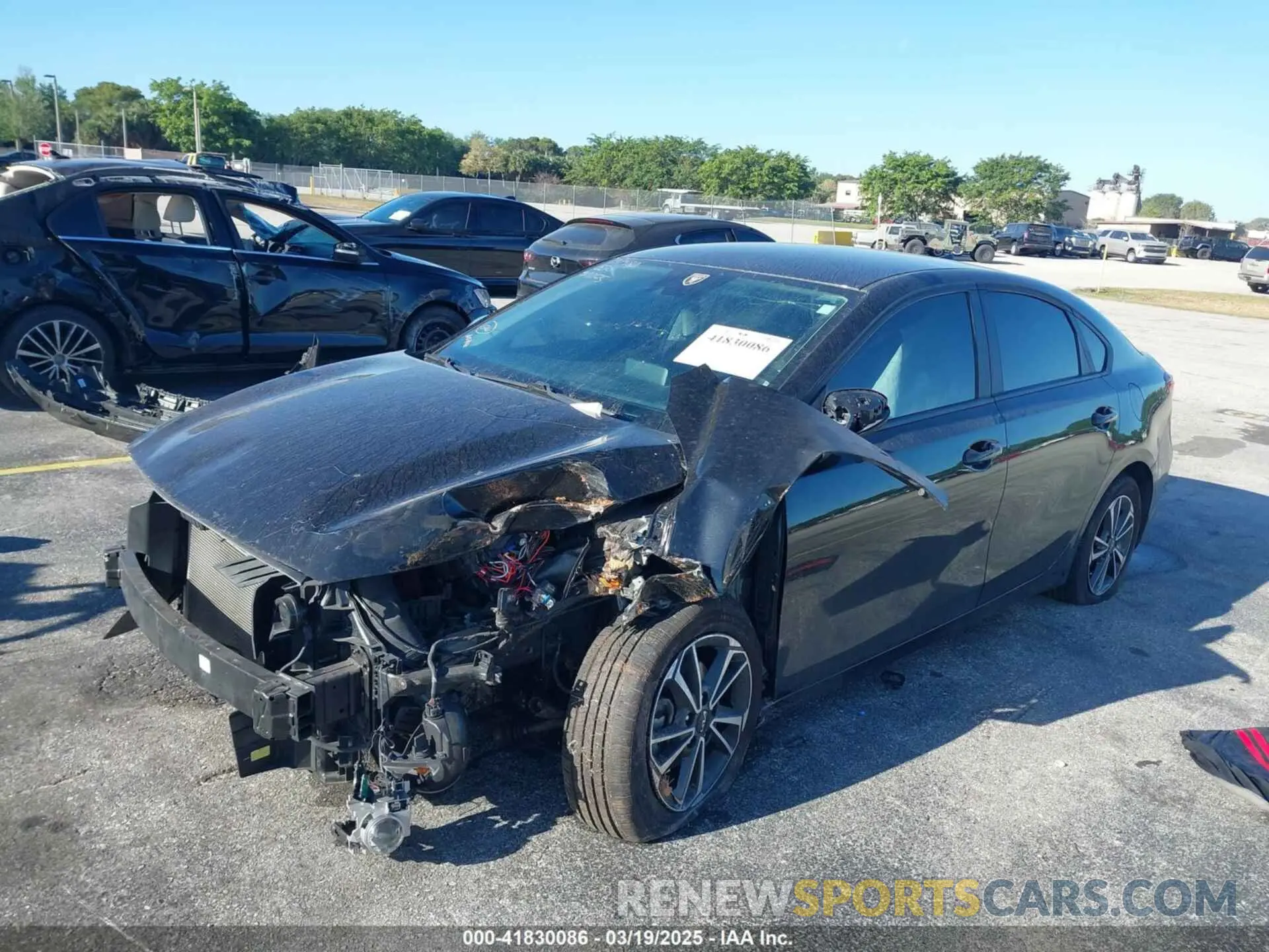2 Photograph of a damaged car 3KPF24AD2NE439180 KIA FORTE 2022