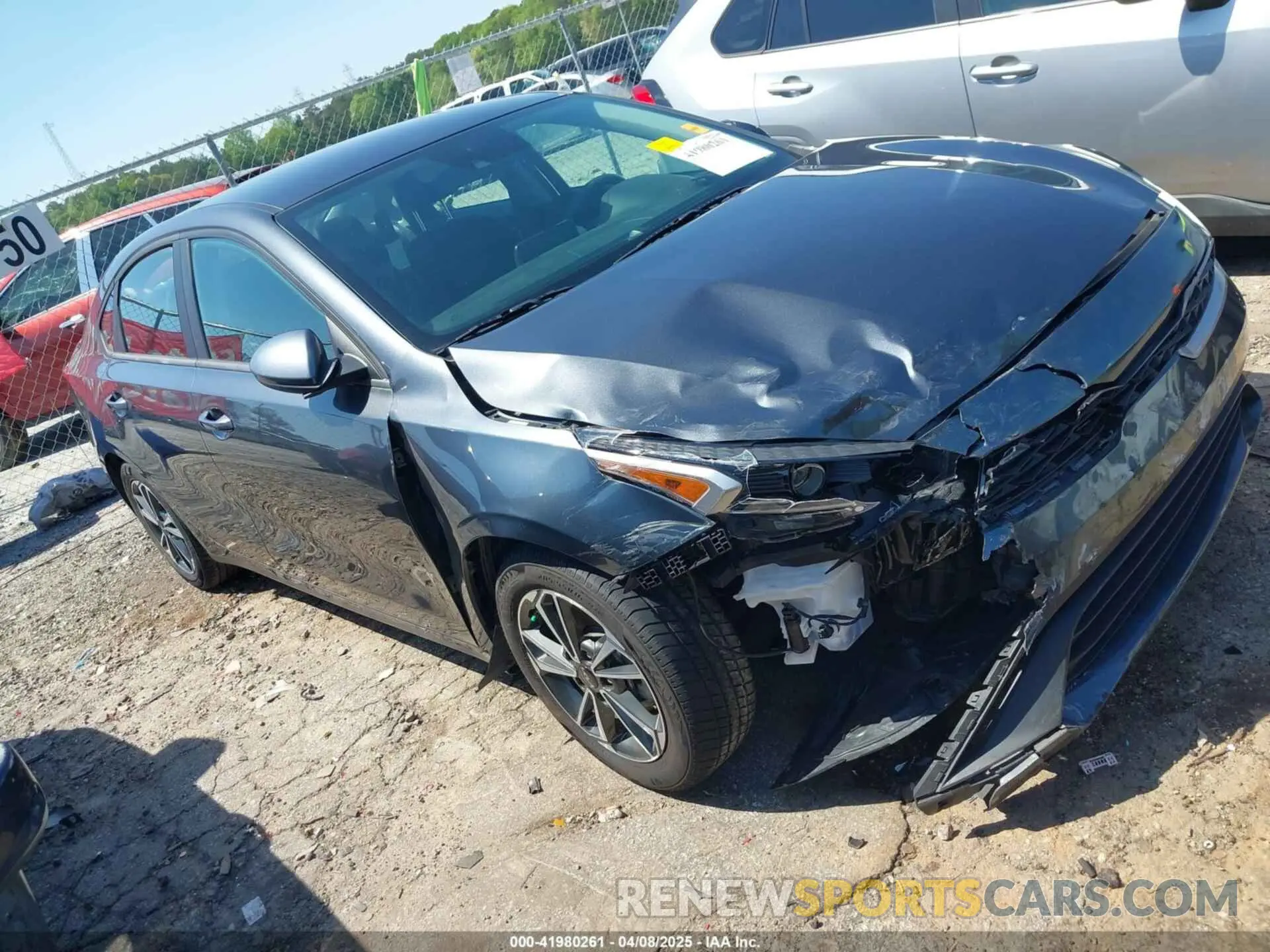 1 Photograph of a damaged car 3KPF24AD2NE450065 KIA FORTE 2022