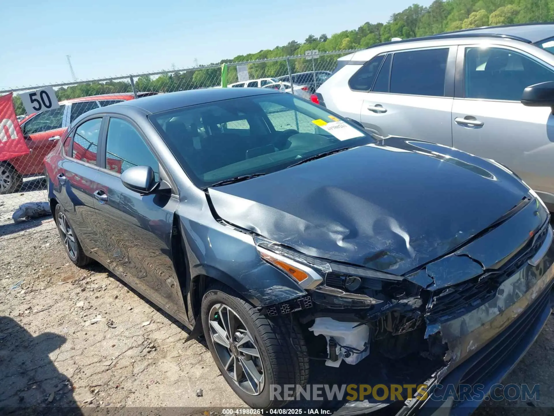 6 Photograph of a damaged car 3KPF24AD2NE450065 KIA FORTE 2022