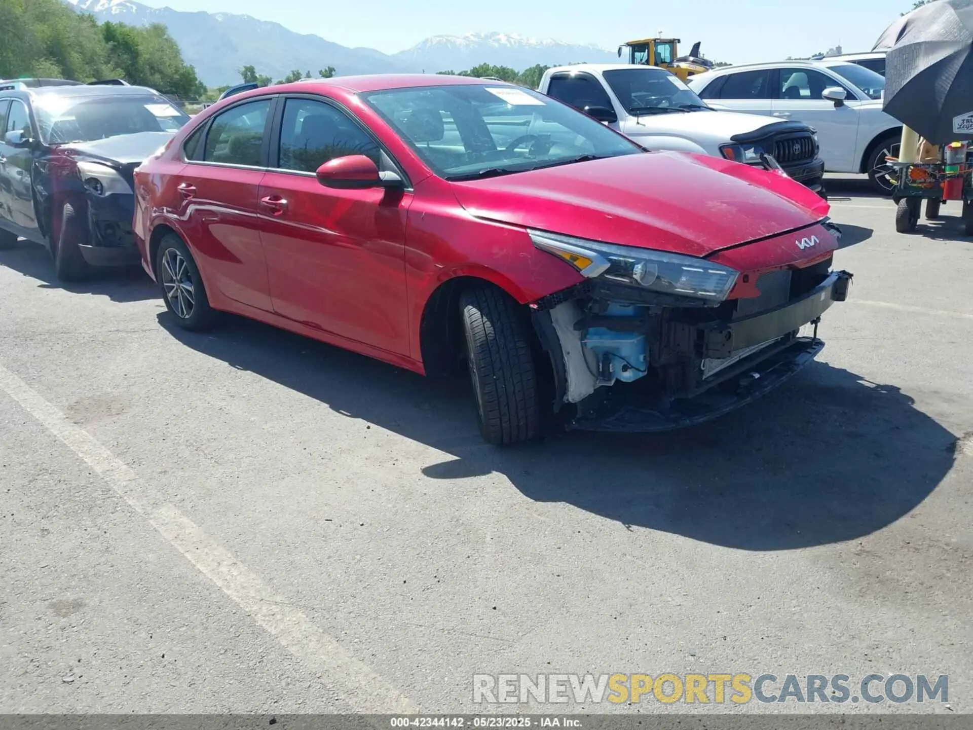 1 Photograph of a damaged car 3KPF24AD2NE451474 KIA FORTE 2022